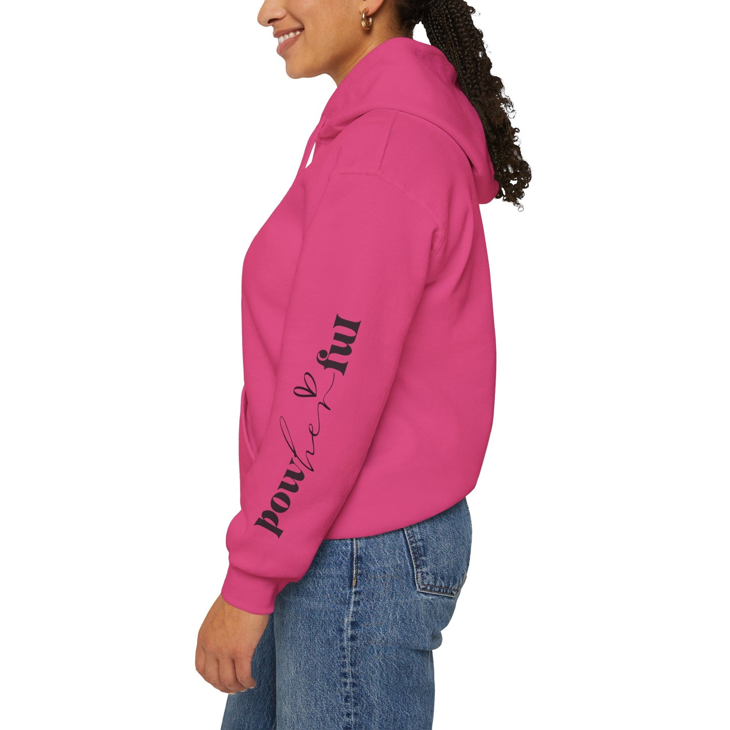 powHERful Unisex Heavy Blend™ Hooded Sweatshirt