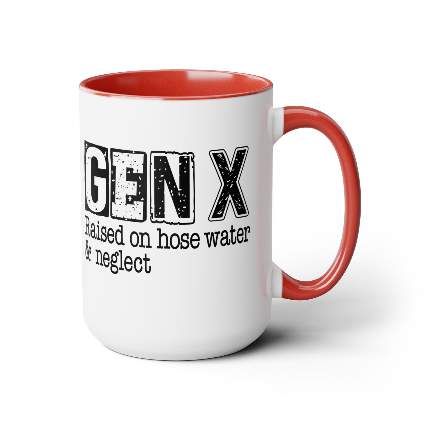 Gen X Two-Tone Coffee Mugs, 15oz