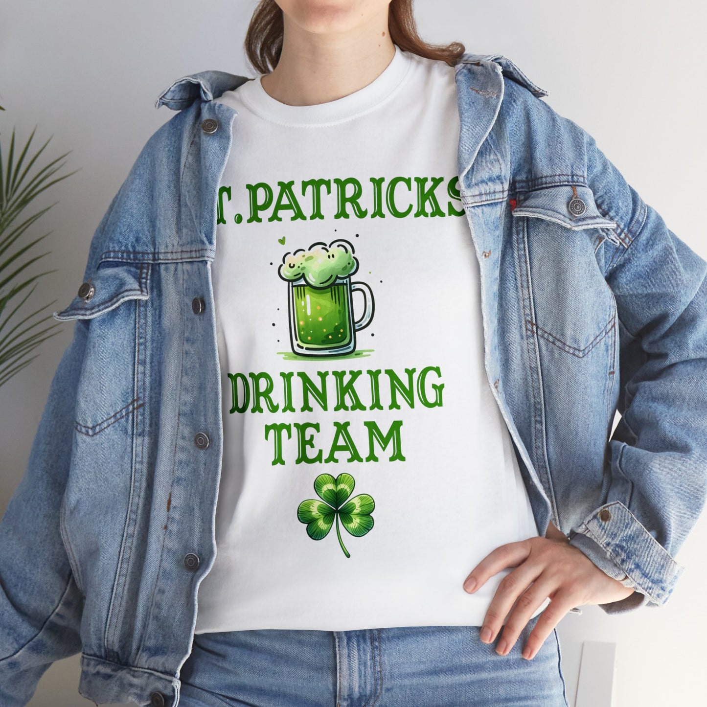 St Patricks Drinking Team Unisex Heavy Cotton Tee