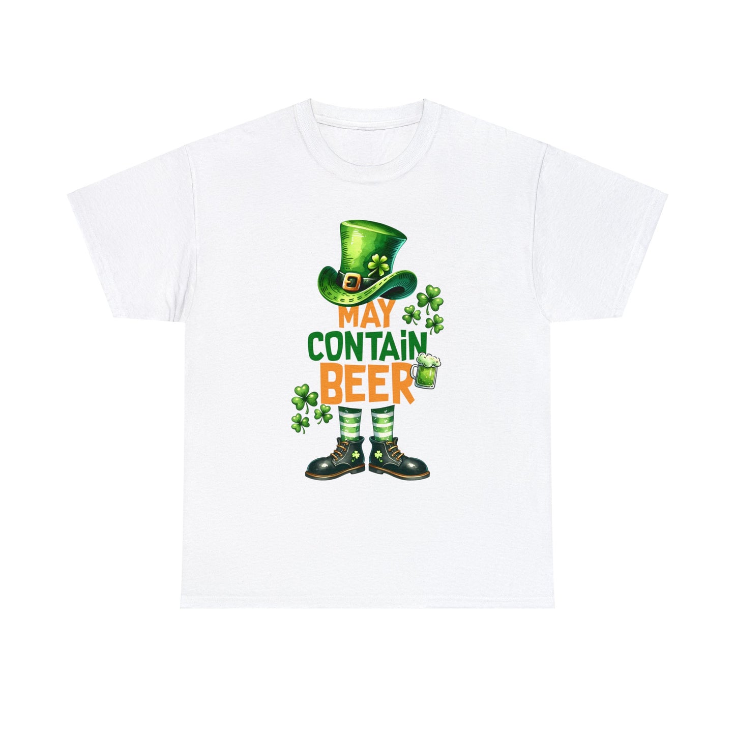 May Contain Beer Unisex Heavy Cotton Tee