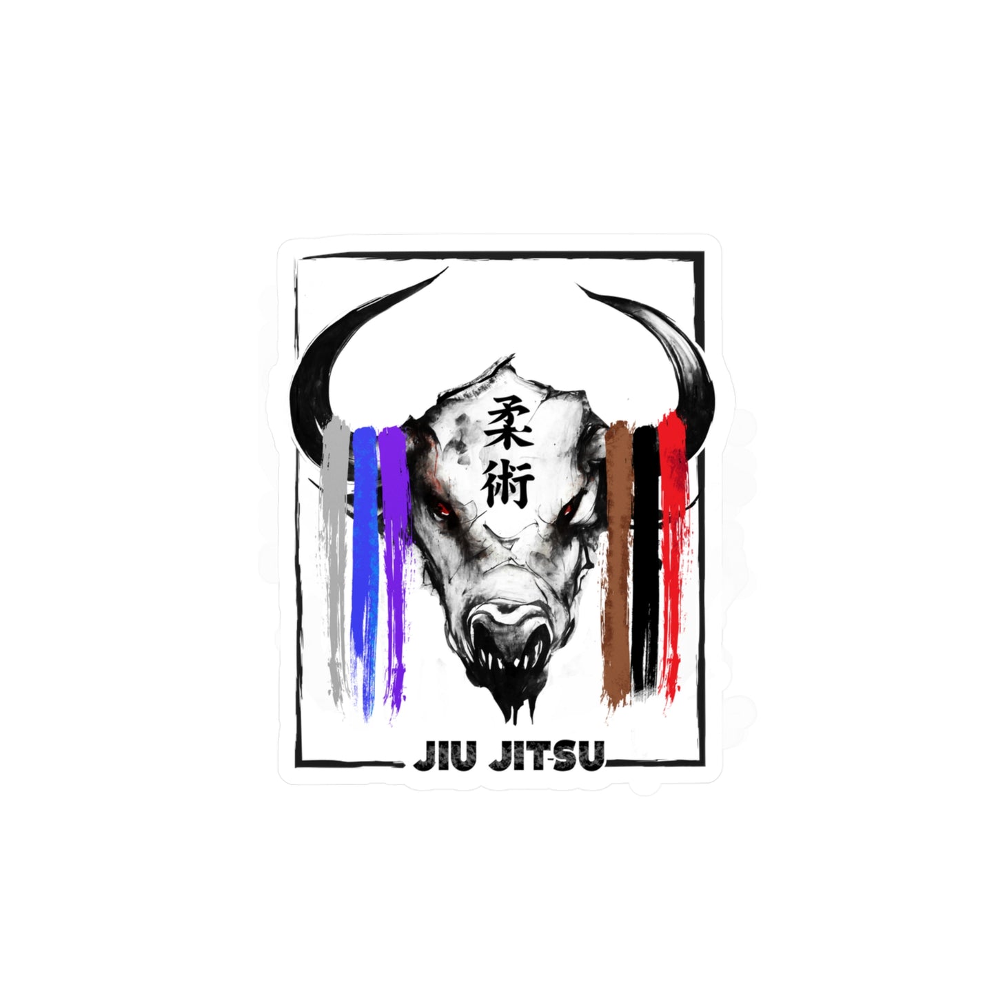 Bull Kiss-Cut Vinyl Decals