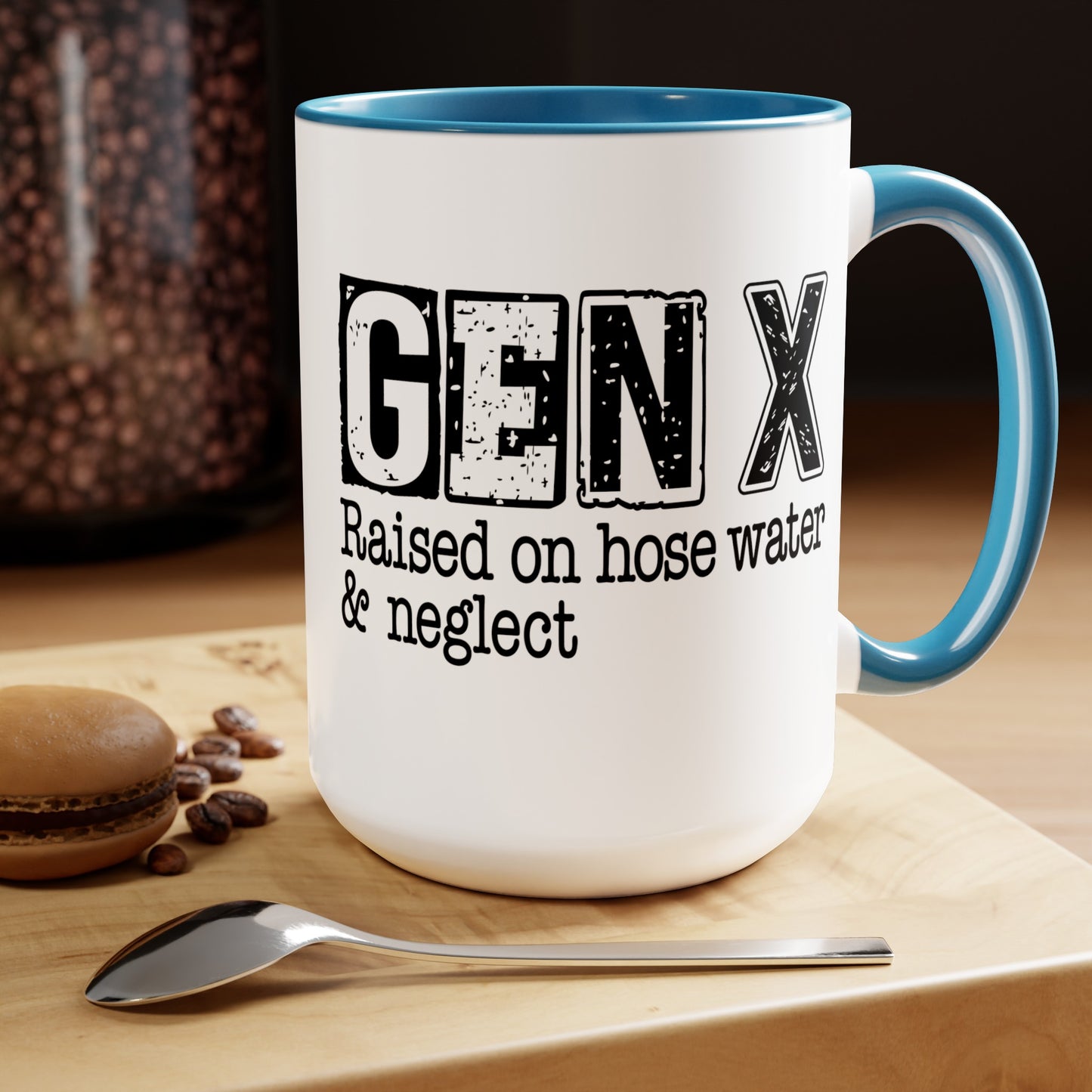 Gen X Two-Tone Coffee Mugs, 15oz