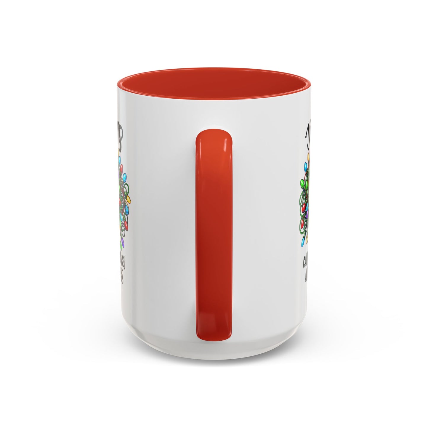 Jesus Can Unravel Any Mess Accent Coffee Mug (11, 15oz)