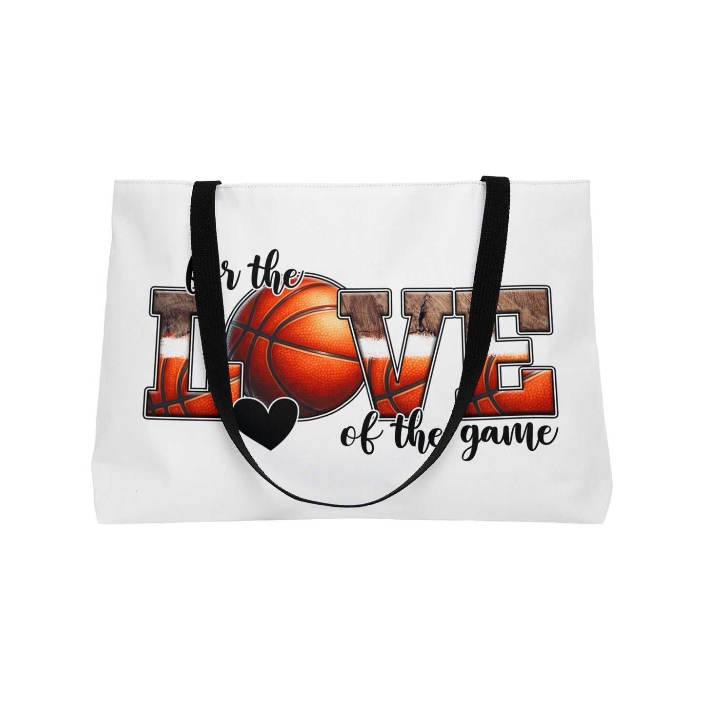 For the Love of the Game Basketball Weekender Tote Bag