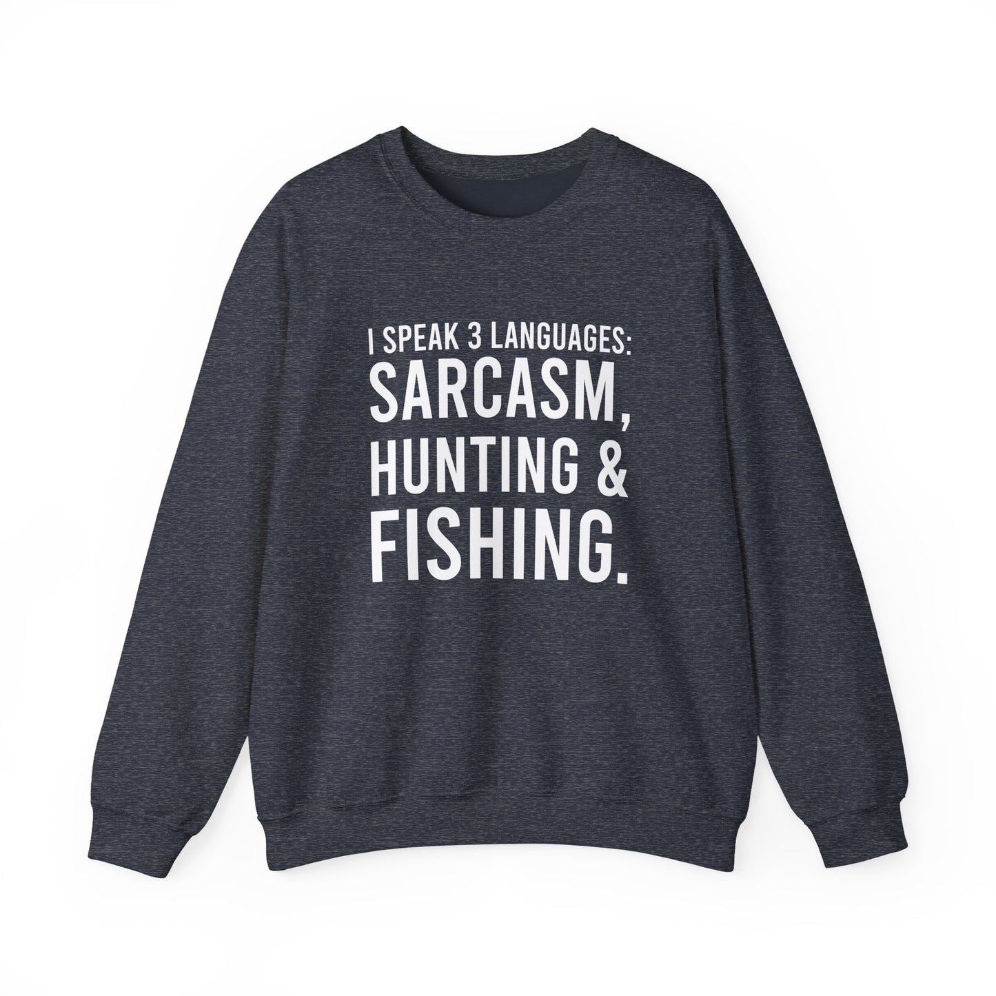 3 languages Unisex Heavy Blend™ Crewneck Sweatshirt