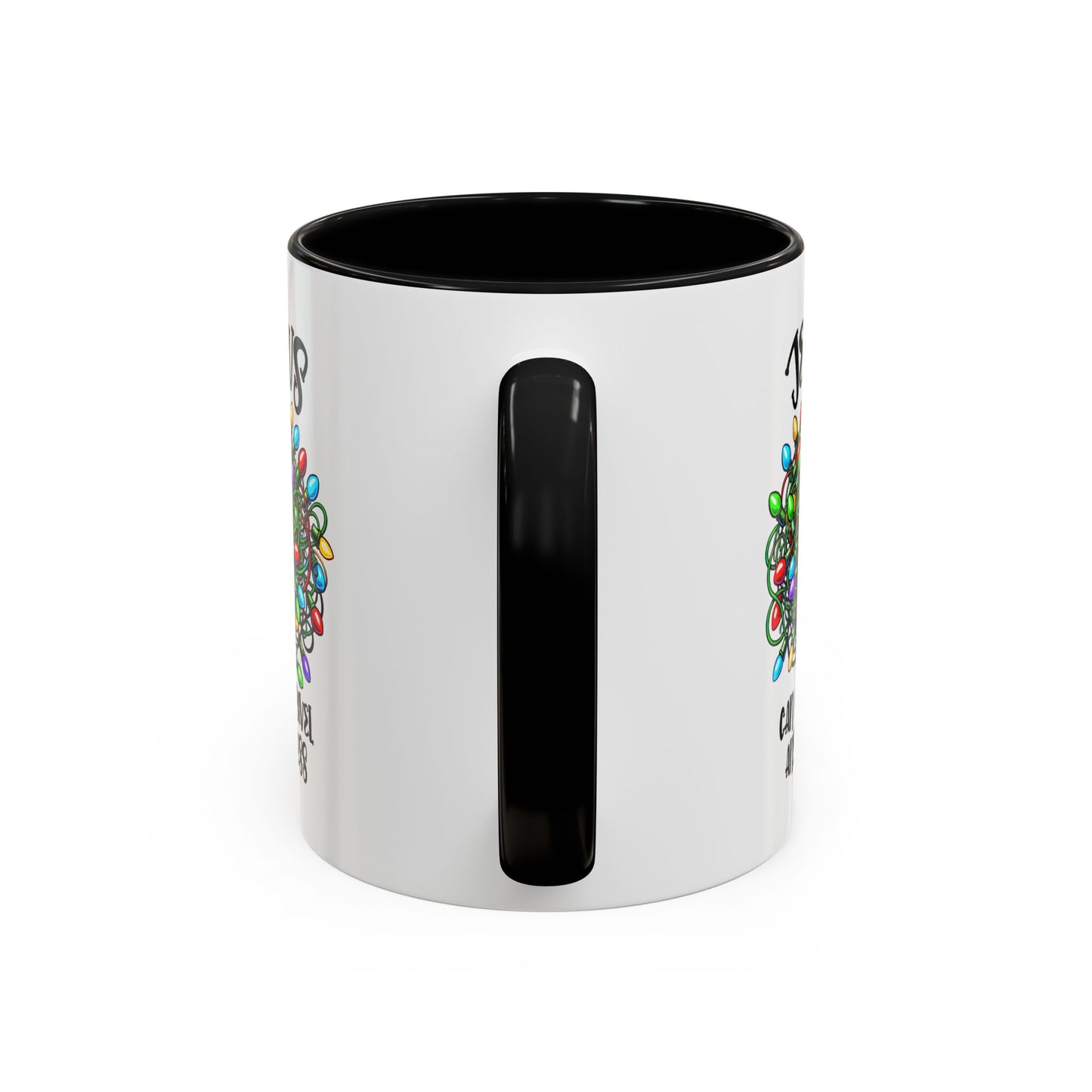 Jesus Can Unravel Any Mess Accent Coffee Mug (11, 15oz)