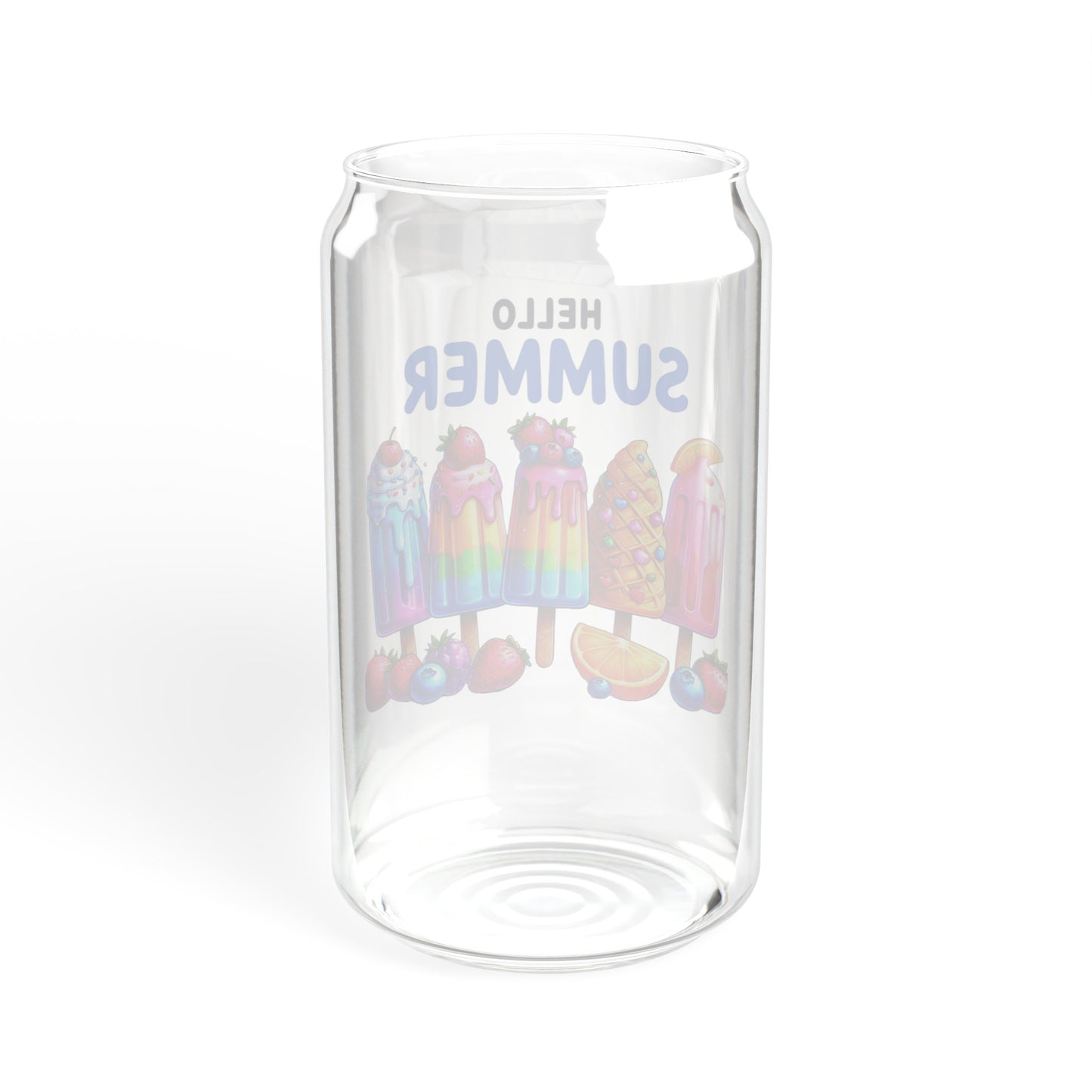 Hello Summer Sipper Glass, 16oz