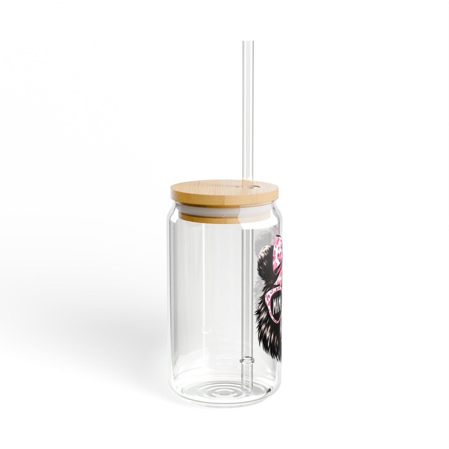 Mama Bear Sipper Glass, 16oz