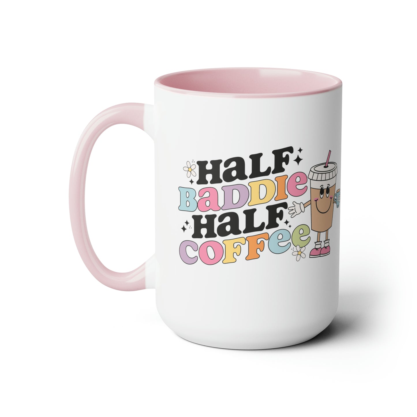 Baddie Two-Tone Coffee Mugs, 15oz
