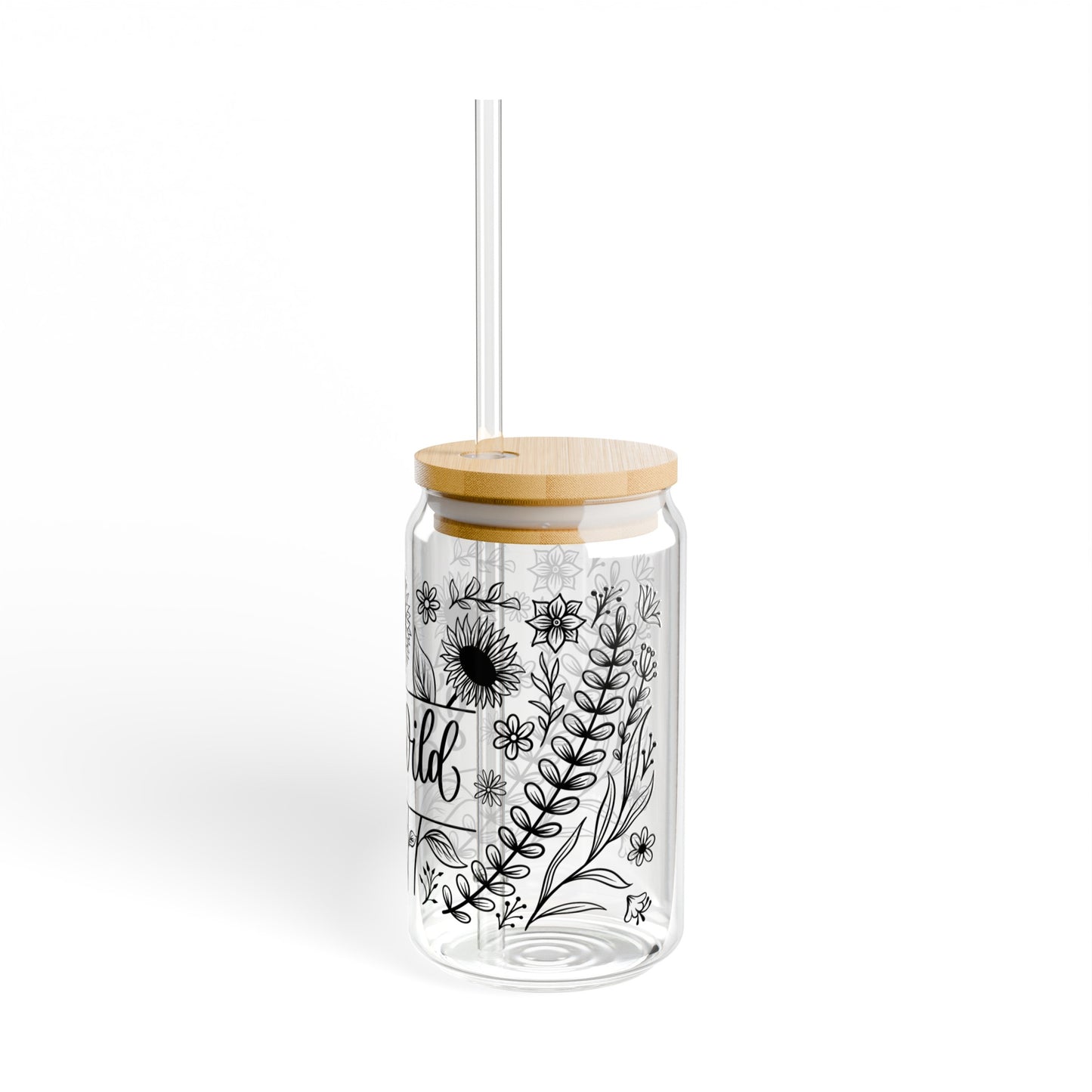 Stay Wild Sipper Glass, 16oz