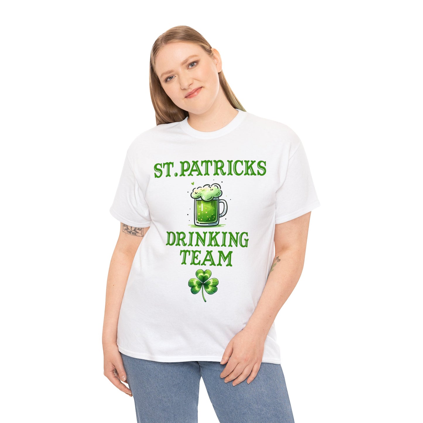 St Patricks Drinking Team Unisex Heavy Cotton Tee