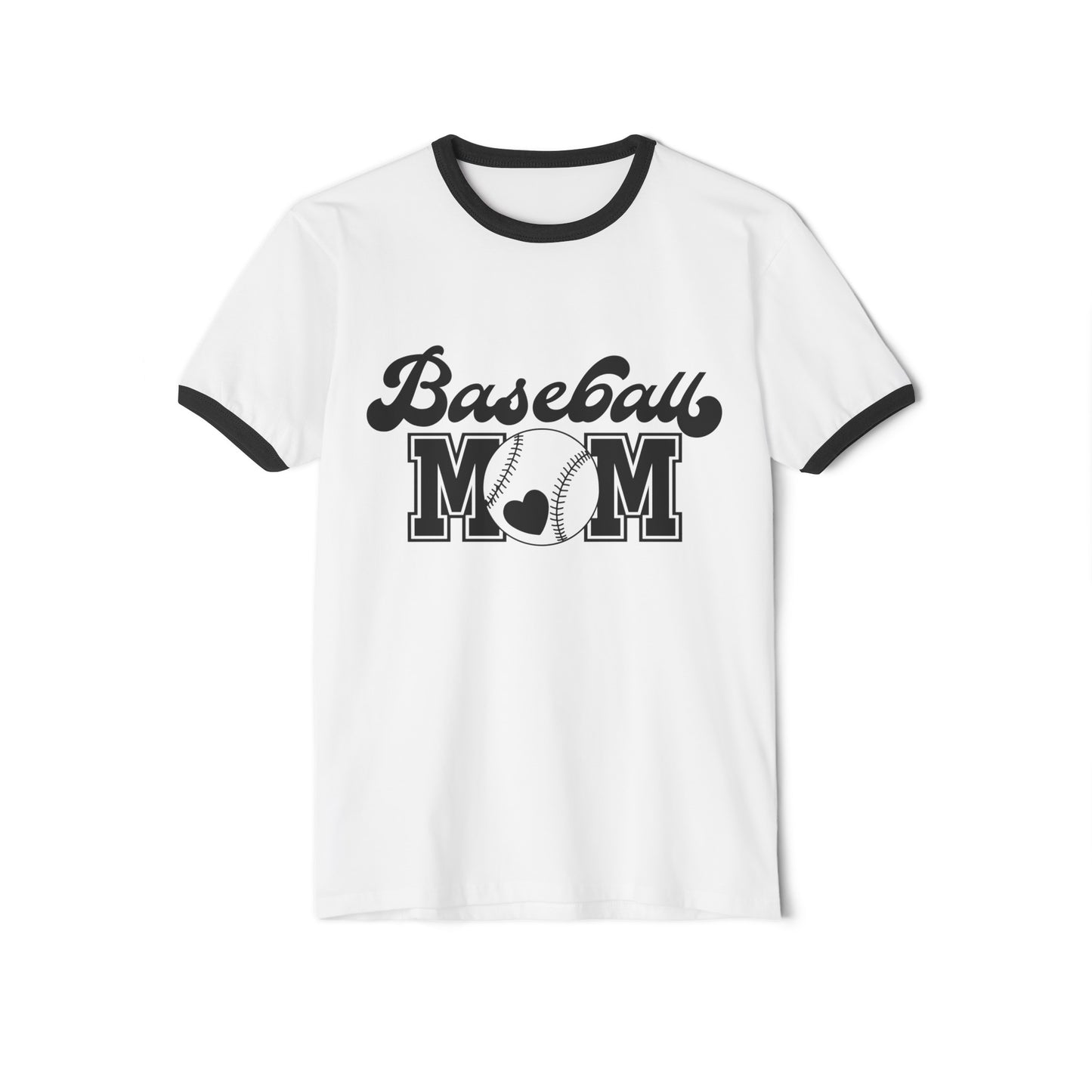 Baseball Mom Unisex Cotton Ringer T-Shirt