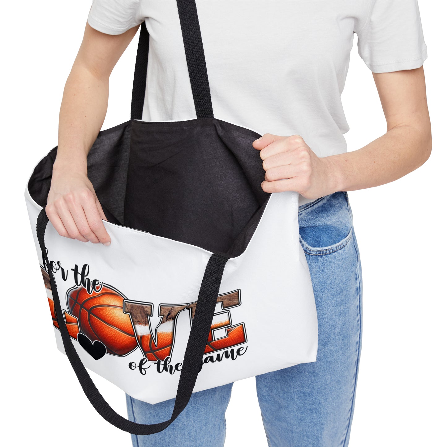 For the Love of the Game Basketball Weekender Tote Bag
