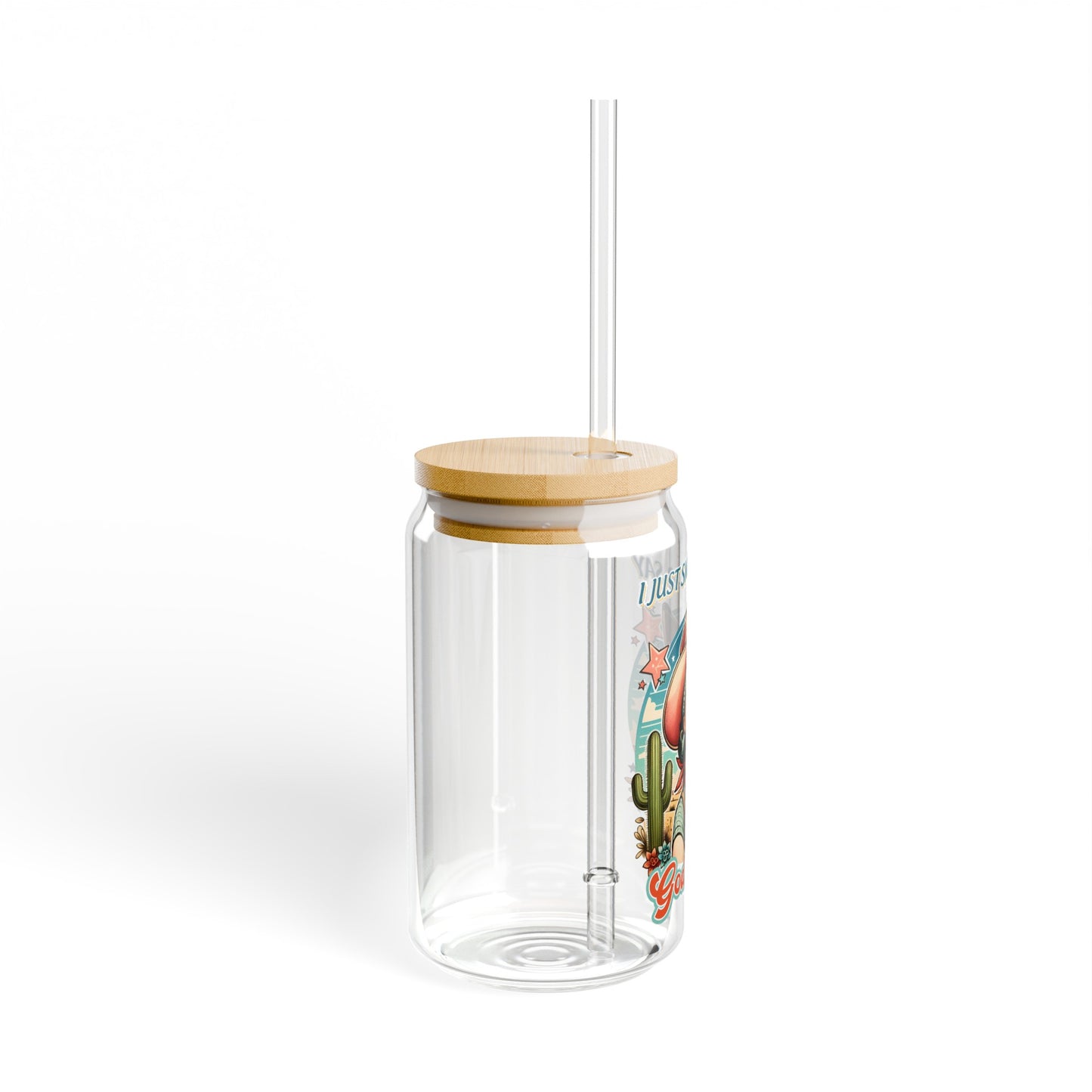 God Bless Sipper Glass, 16oz