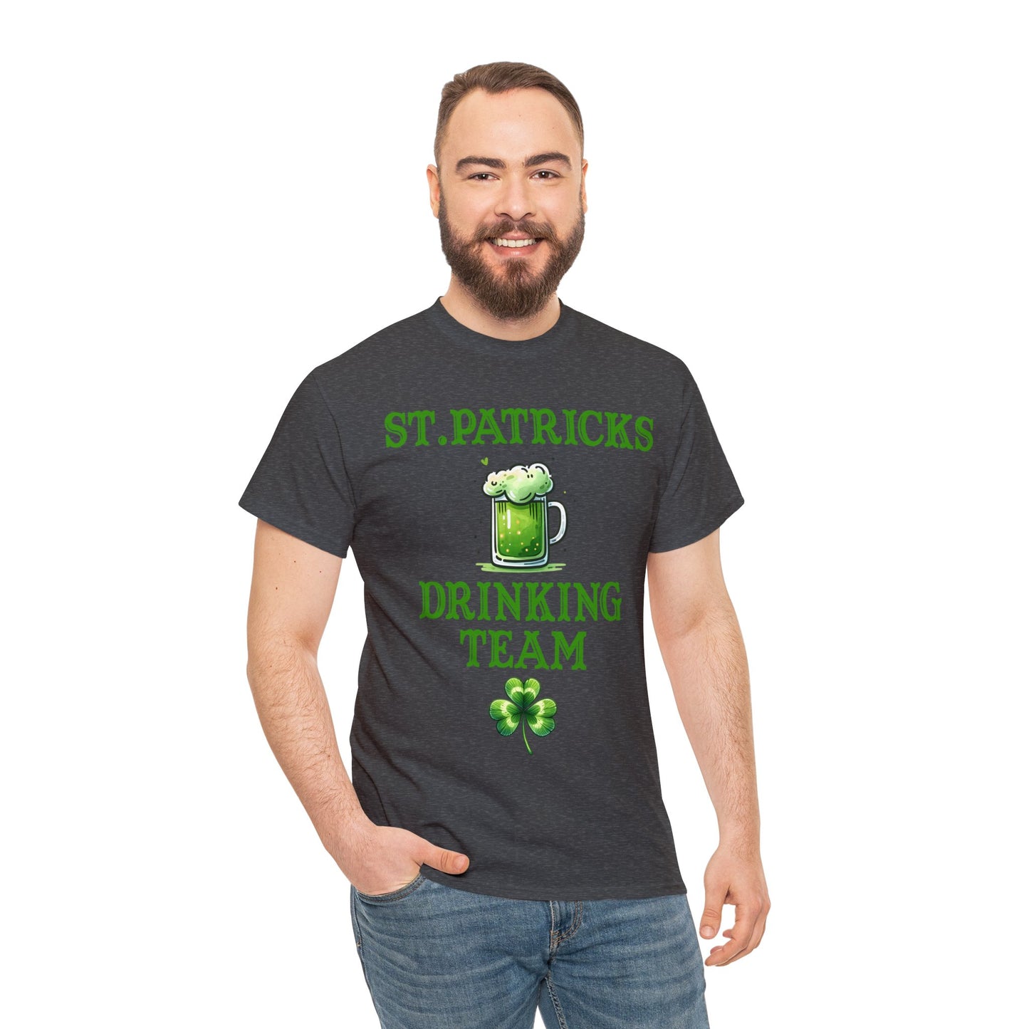 St Patricks Drinking Team Unisex Heavy Cotton Tee