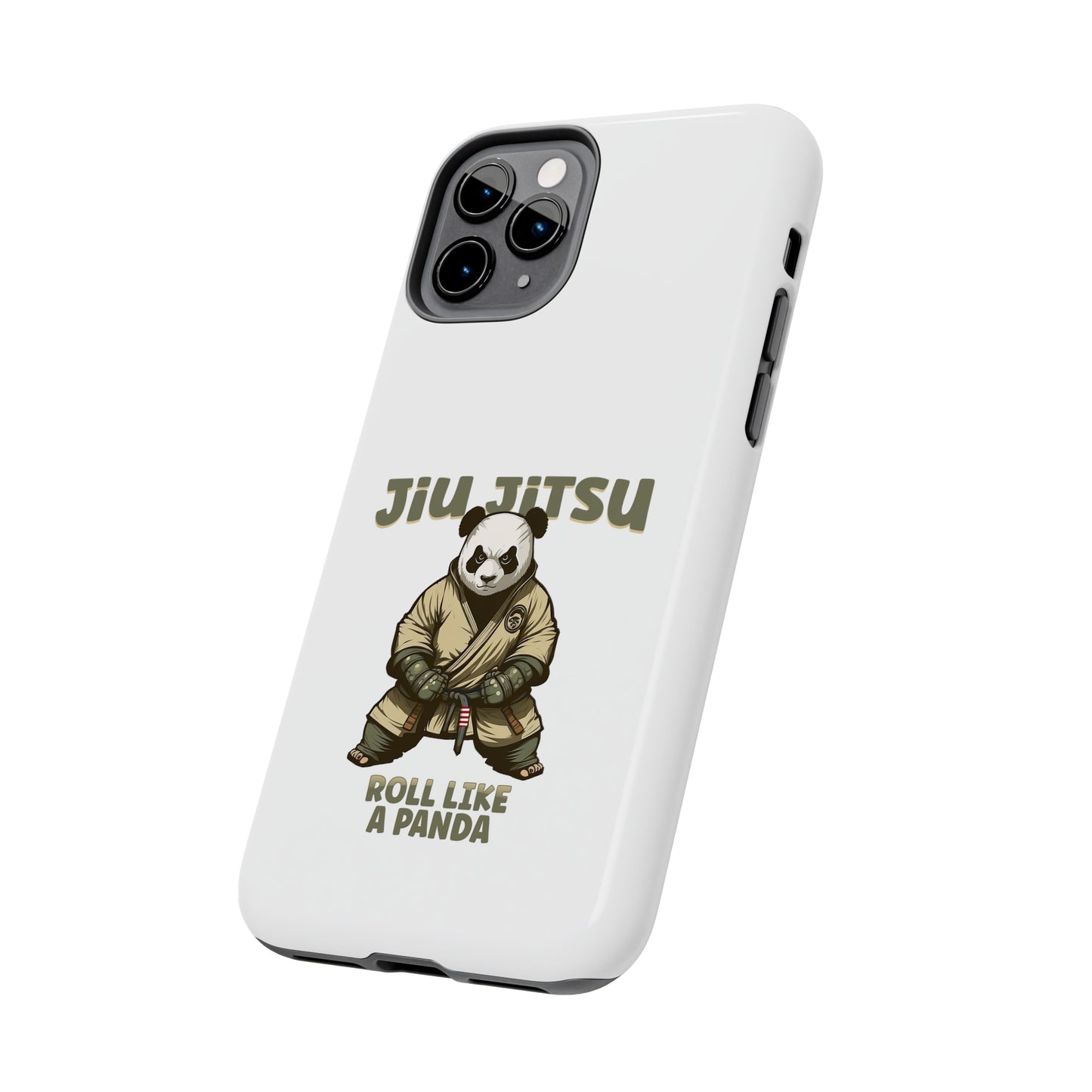 Jiu Jitsu Roll like a Panda Tough Phone Cases