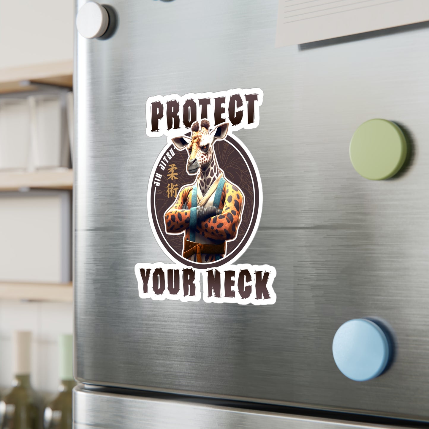 Giraffe Kiss-Cut Vinyl Decals