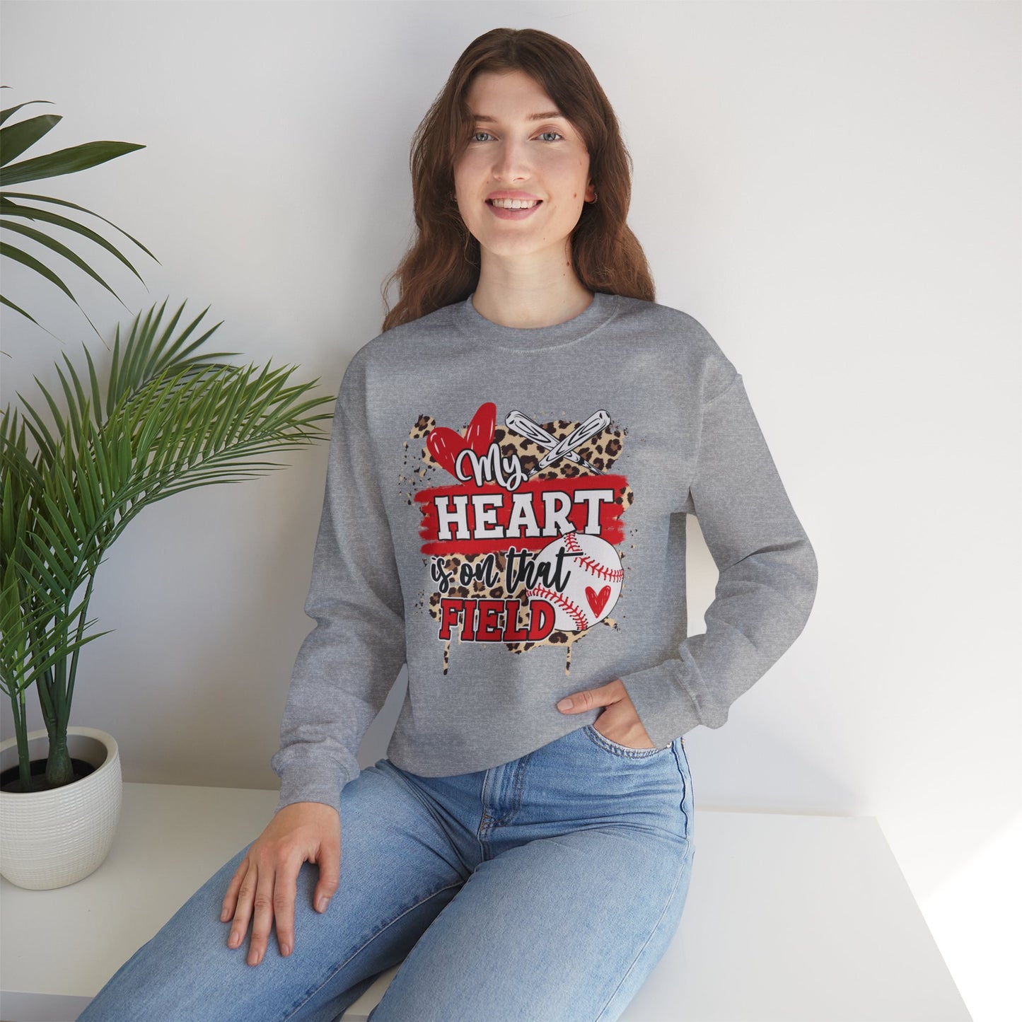 My heart Unisex Heavy Blend™ Crewneck Sweatshirt
