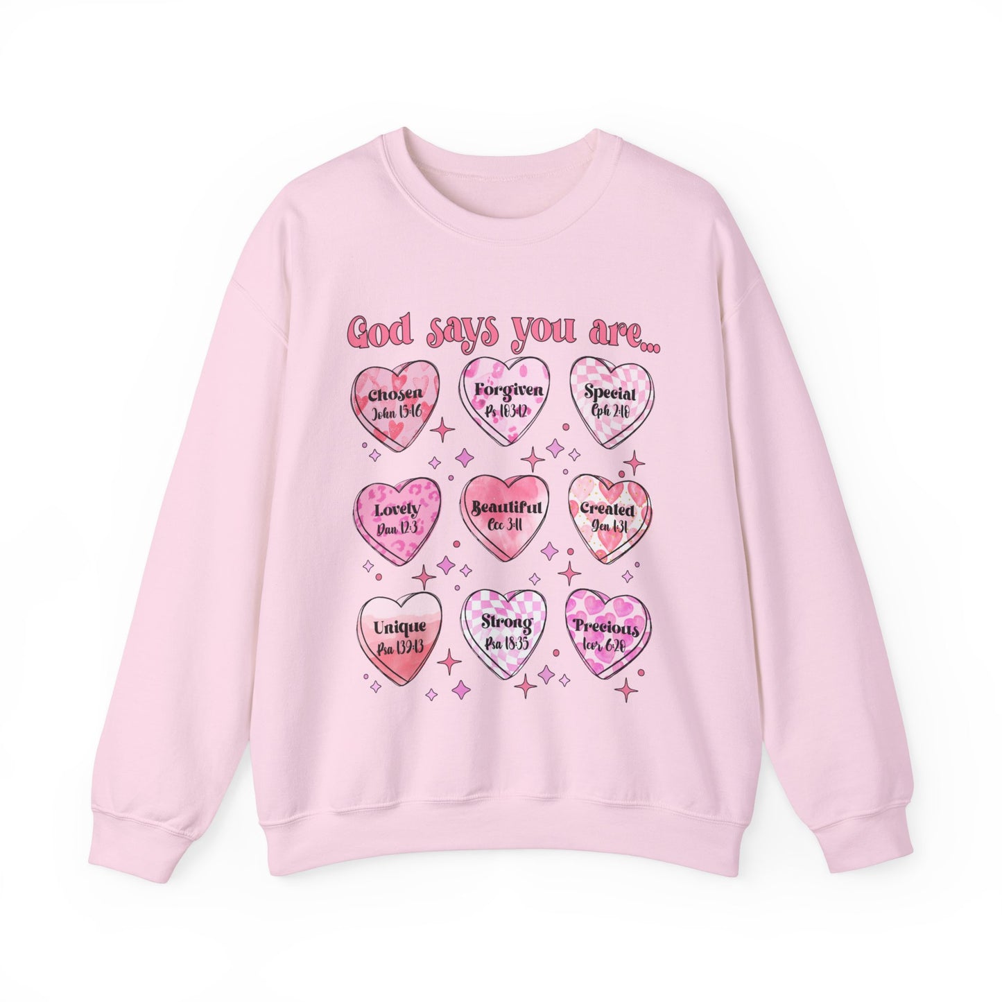God Says Unisex Heavy Blend™ Crewneck Sweatshirt