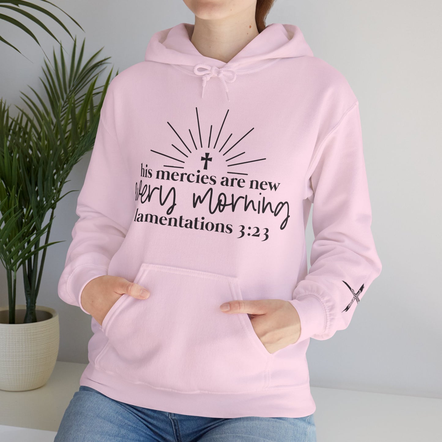 His Mercies Unisex Heavy Blend™ Hooded Sweatshirt