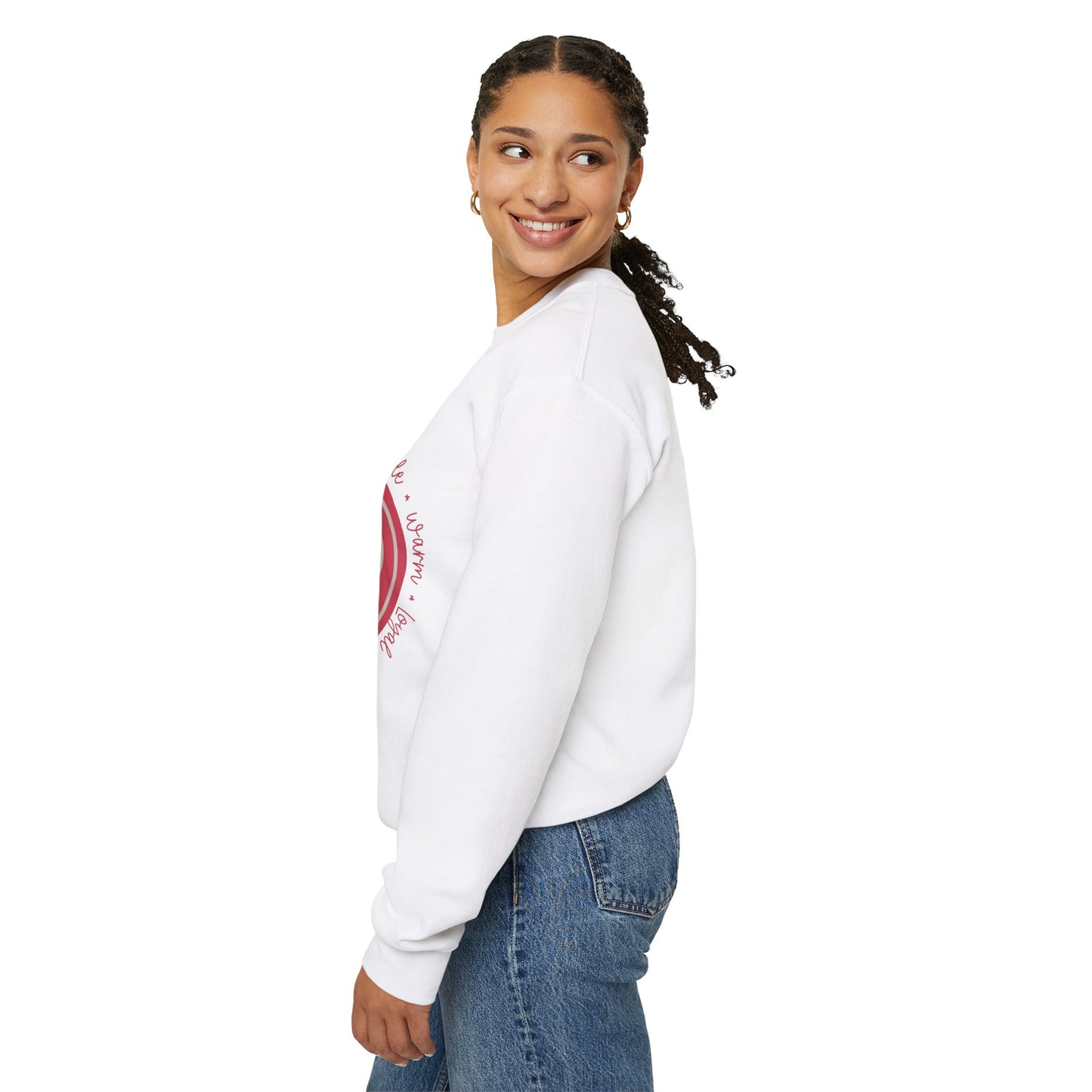 Teacher Heart Unisex Heavy Blend™ Crewneck Sweatshirt