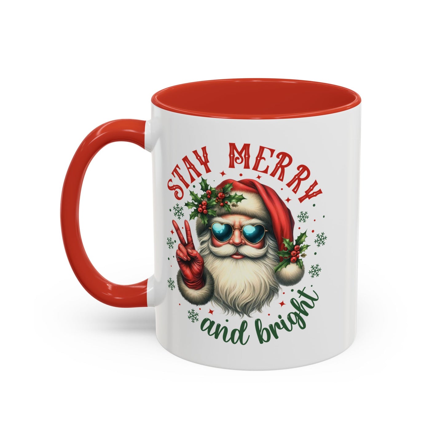 Stay Merry Accent Coffee Mug (11, 15oz)