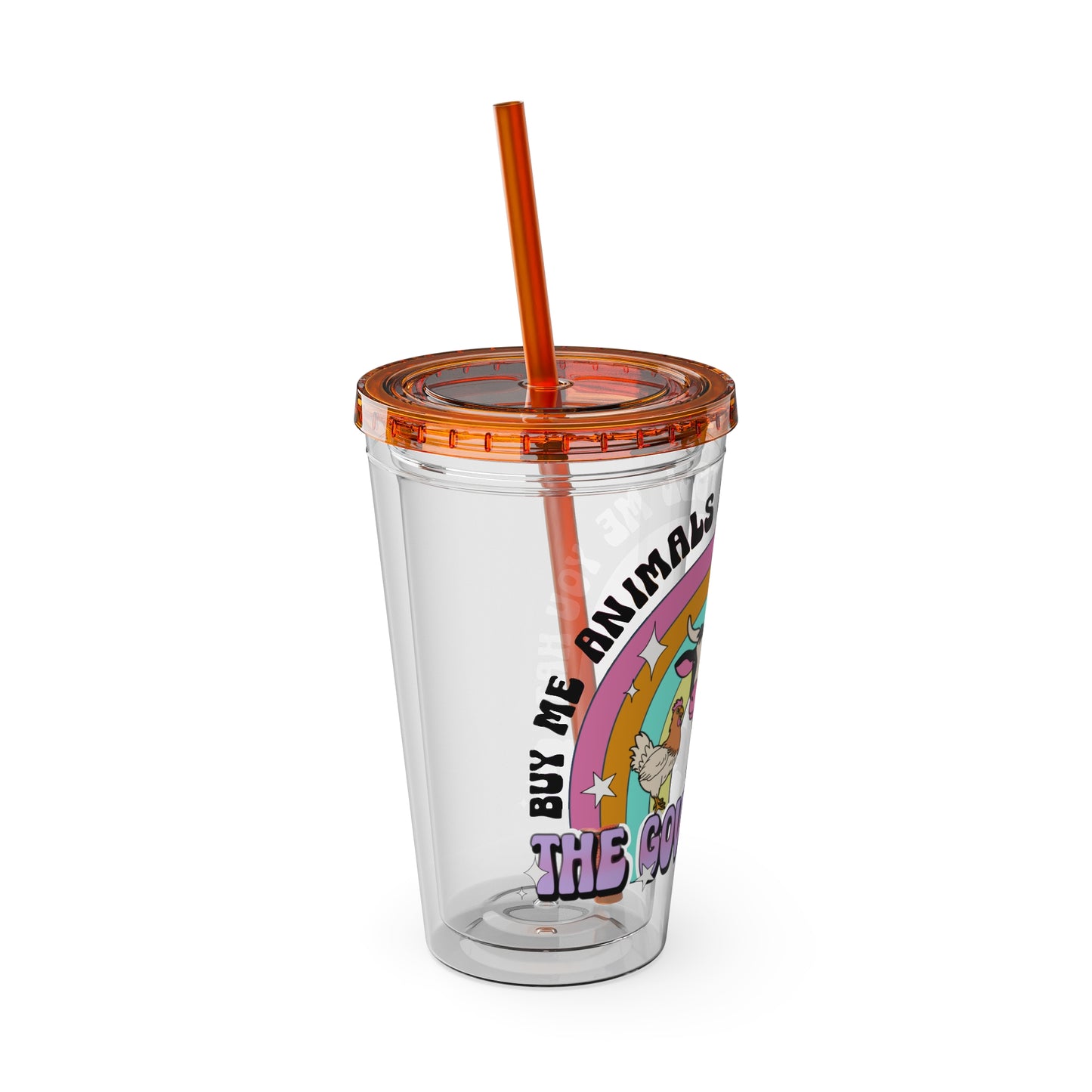 Buy Me Animals Sunsplash Tumbler with Straw, 16oz