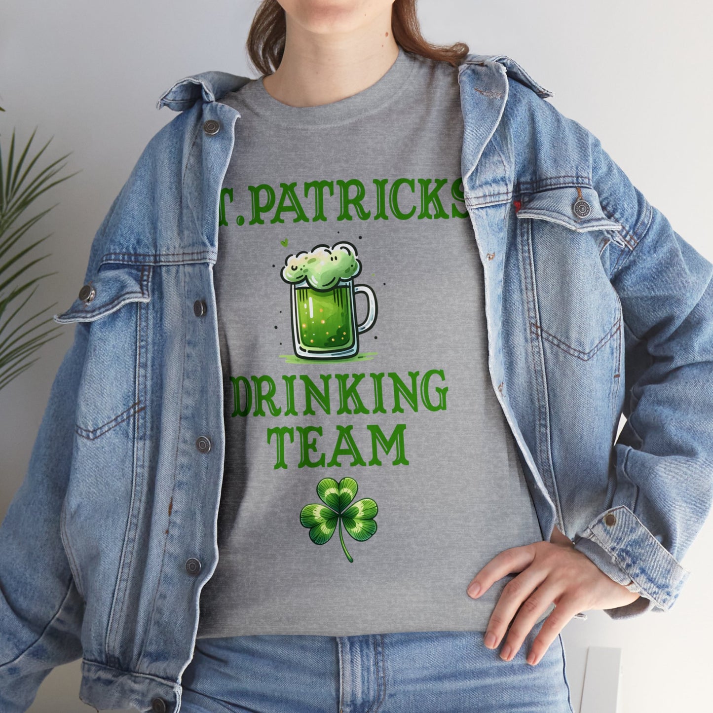 St Patricks Drinking Team Unisex Heavy Cotton Tee
