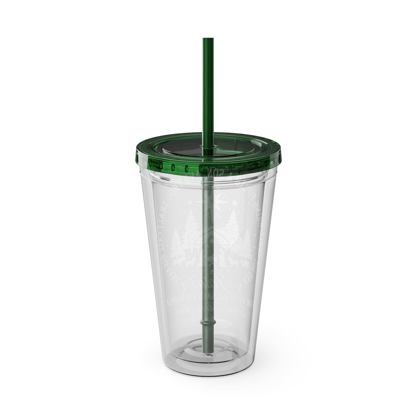 Matthew Sunsplash Tumbler with Straw, 16oz