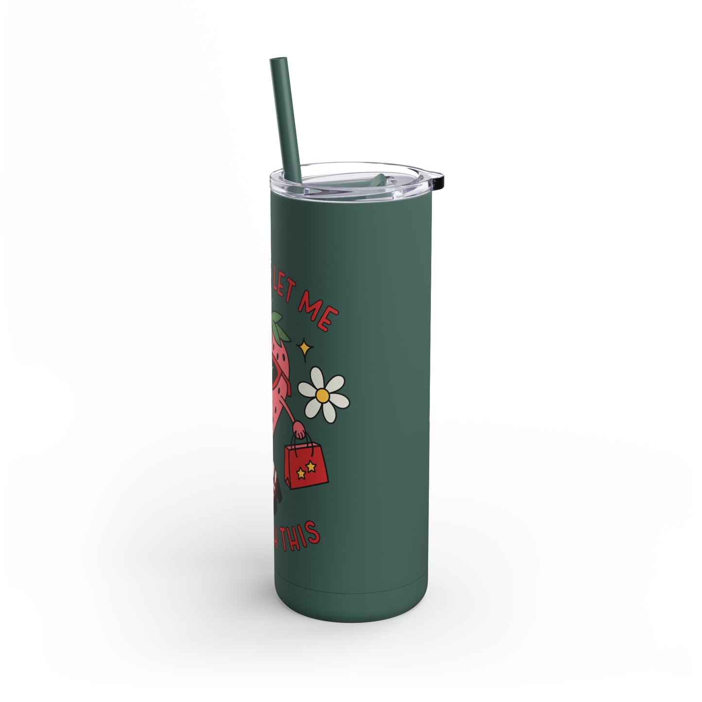 Girl Math Maars Maker Skinny Matte Tumbler, 20oz