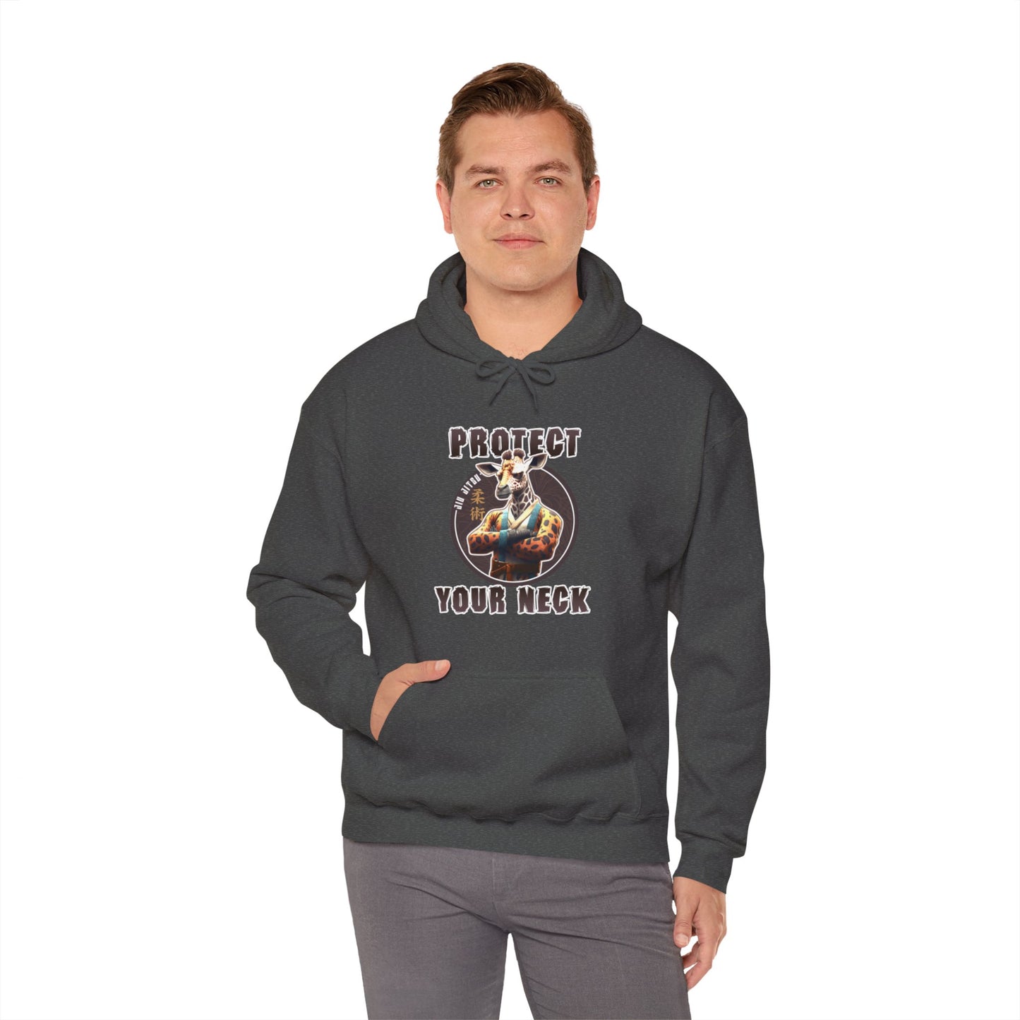 Protect Your Neck Unisex Heavy Blend™ Hooded Sweatshirt