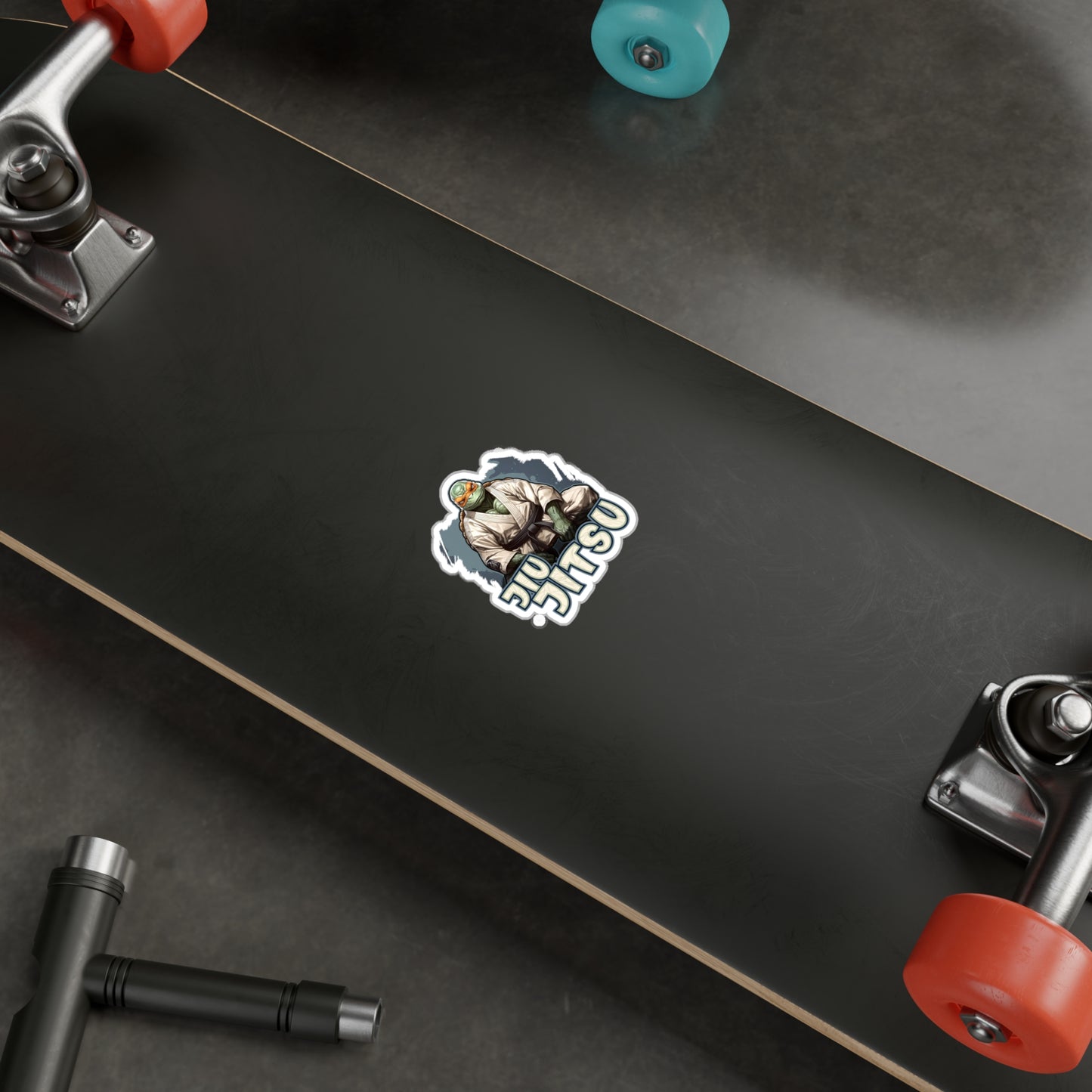 Sitting Turtle Kiss-Cut Vinyl Decals