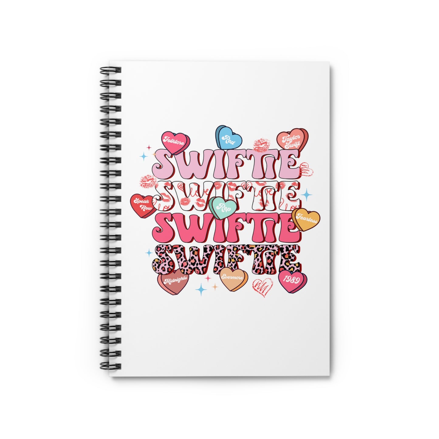 Swiftie Valentine Spiral Notebook - Ruled Line