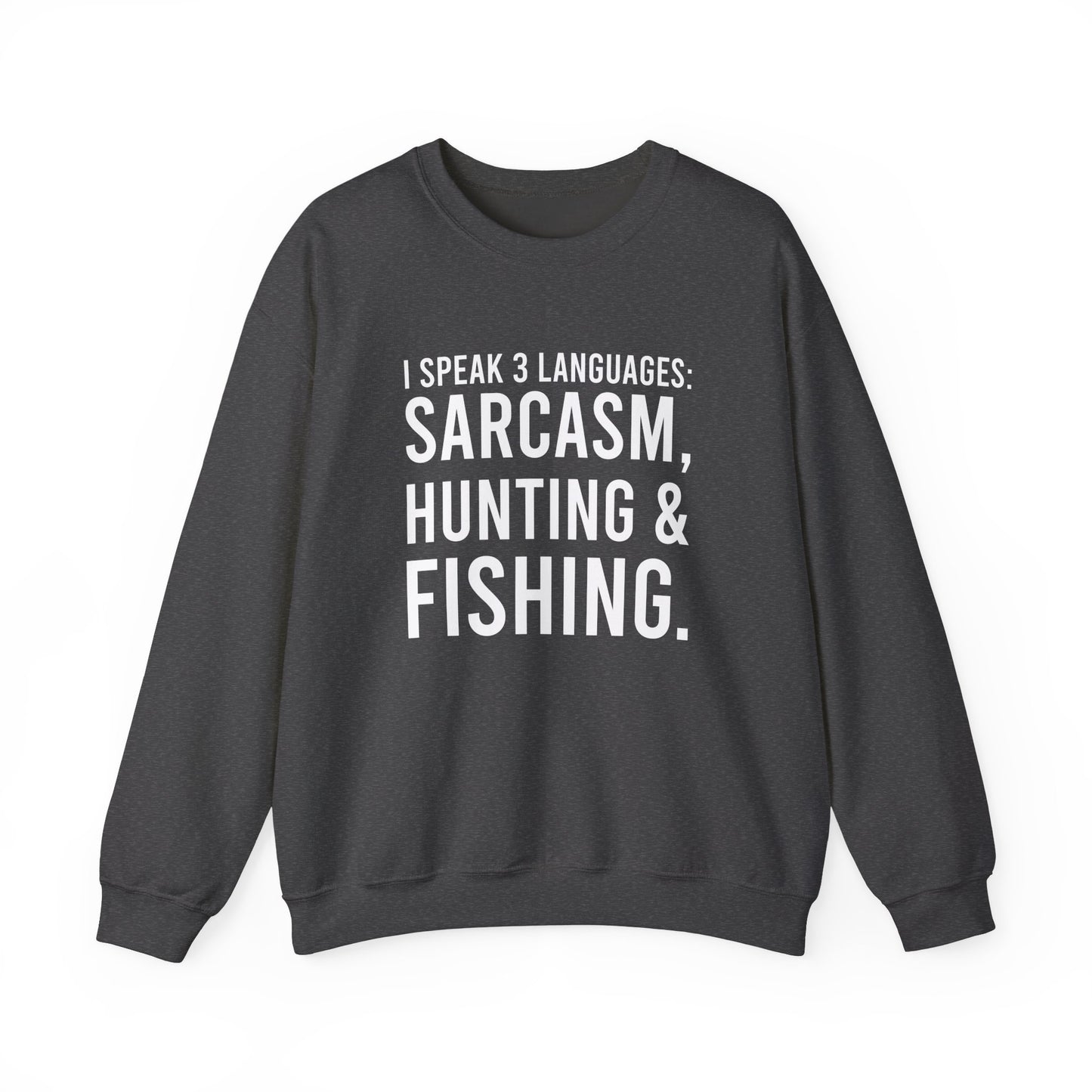 3 languages Unisex Heavy Blend™ Crewneck Sweatshirt