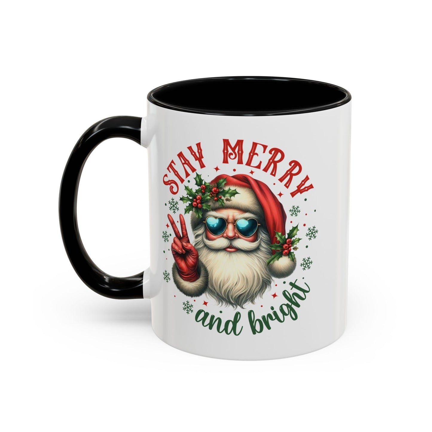 Stay Merry Accent Coffee Mug (11, 15oz)