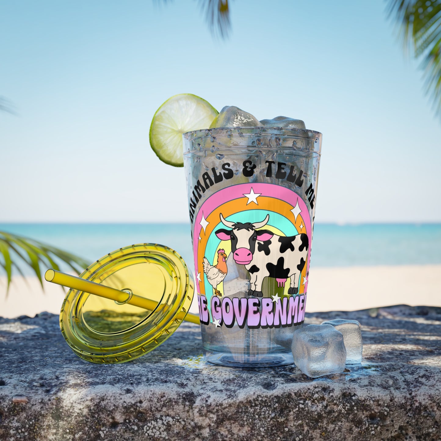 Buy Me Animals Sunsplash Tumbler with Straw, 16oz