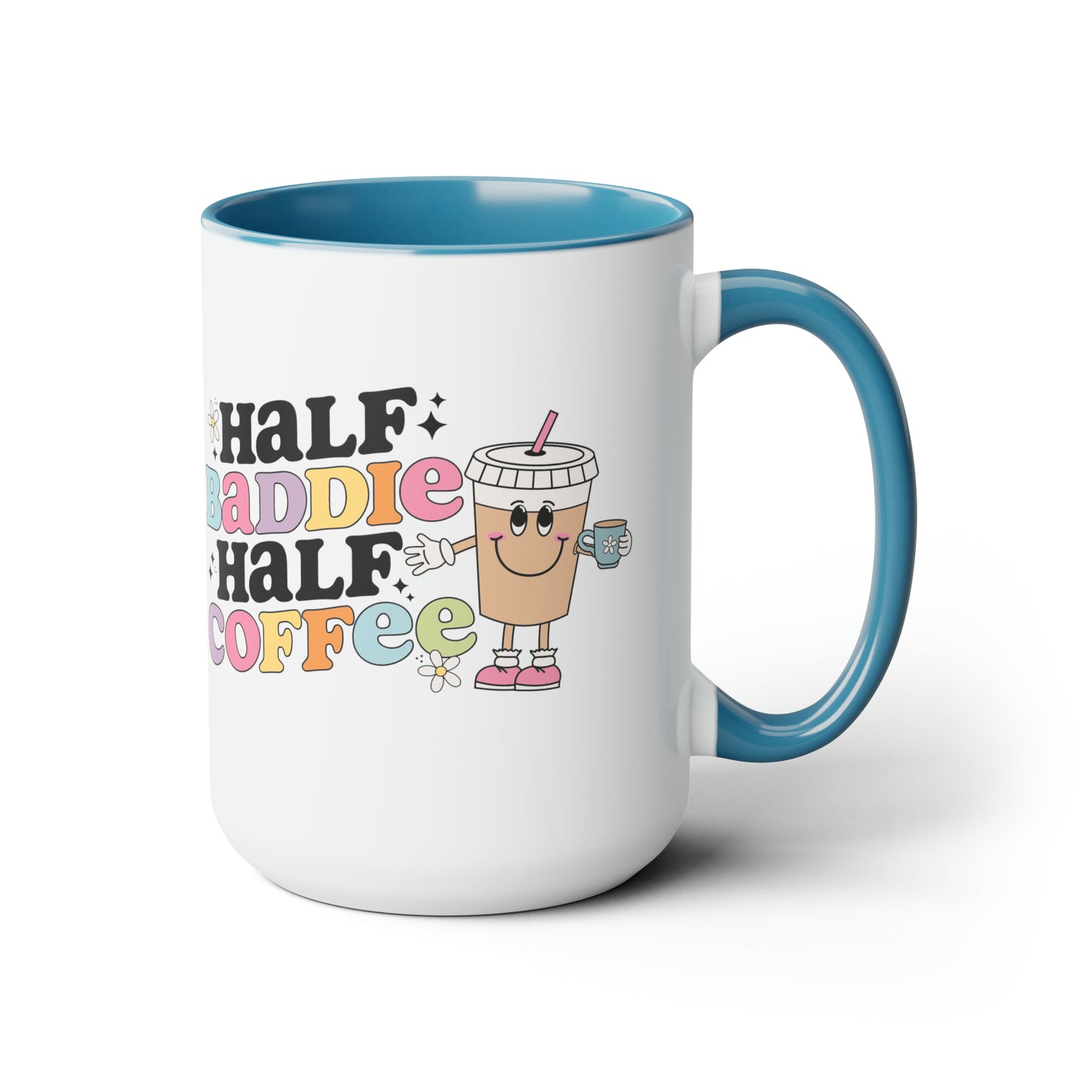 Baddie Two-Tone Coffee Mugs, 15oz