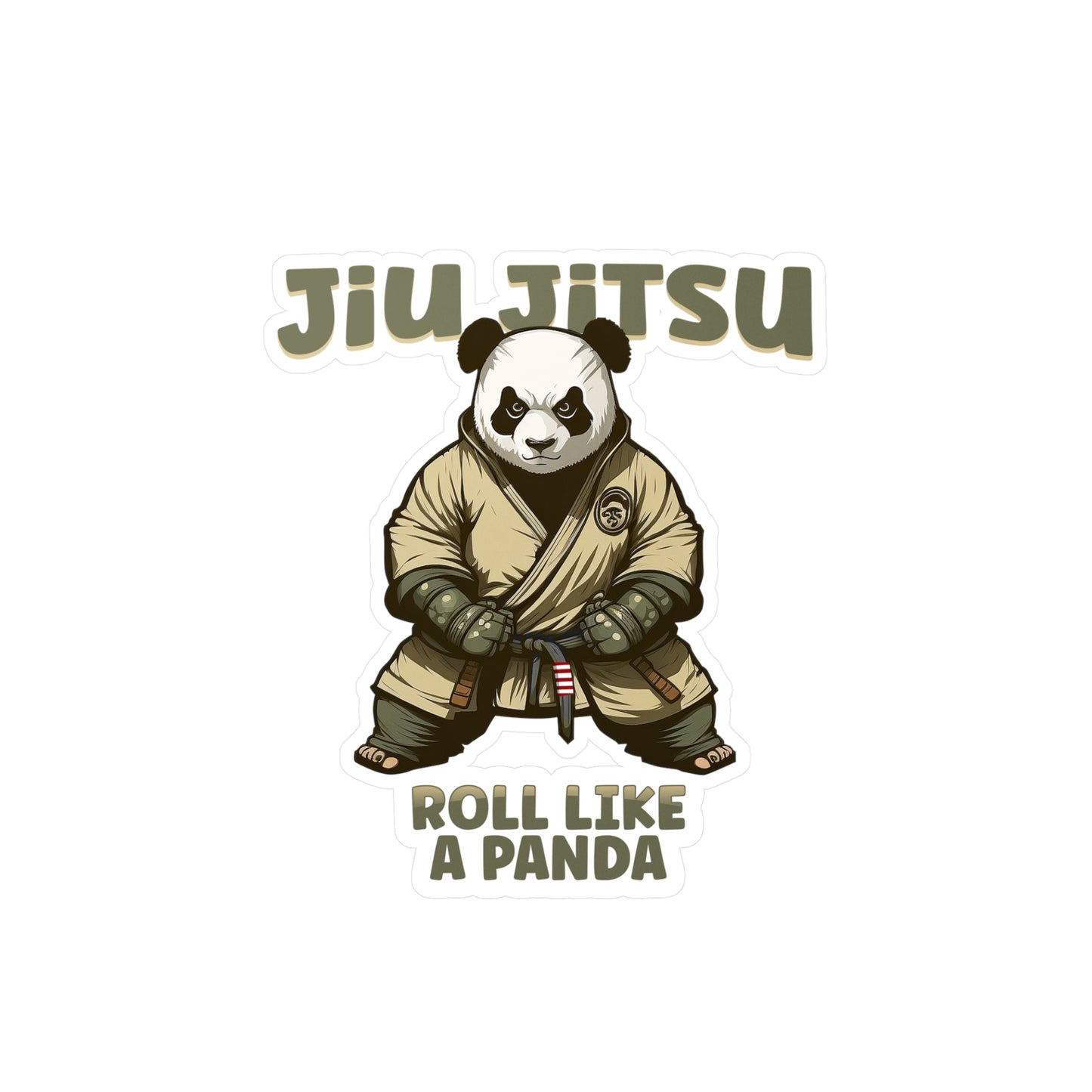 Panda Kiss-Cut Vinyl Decals