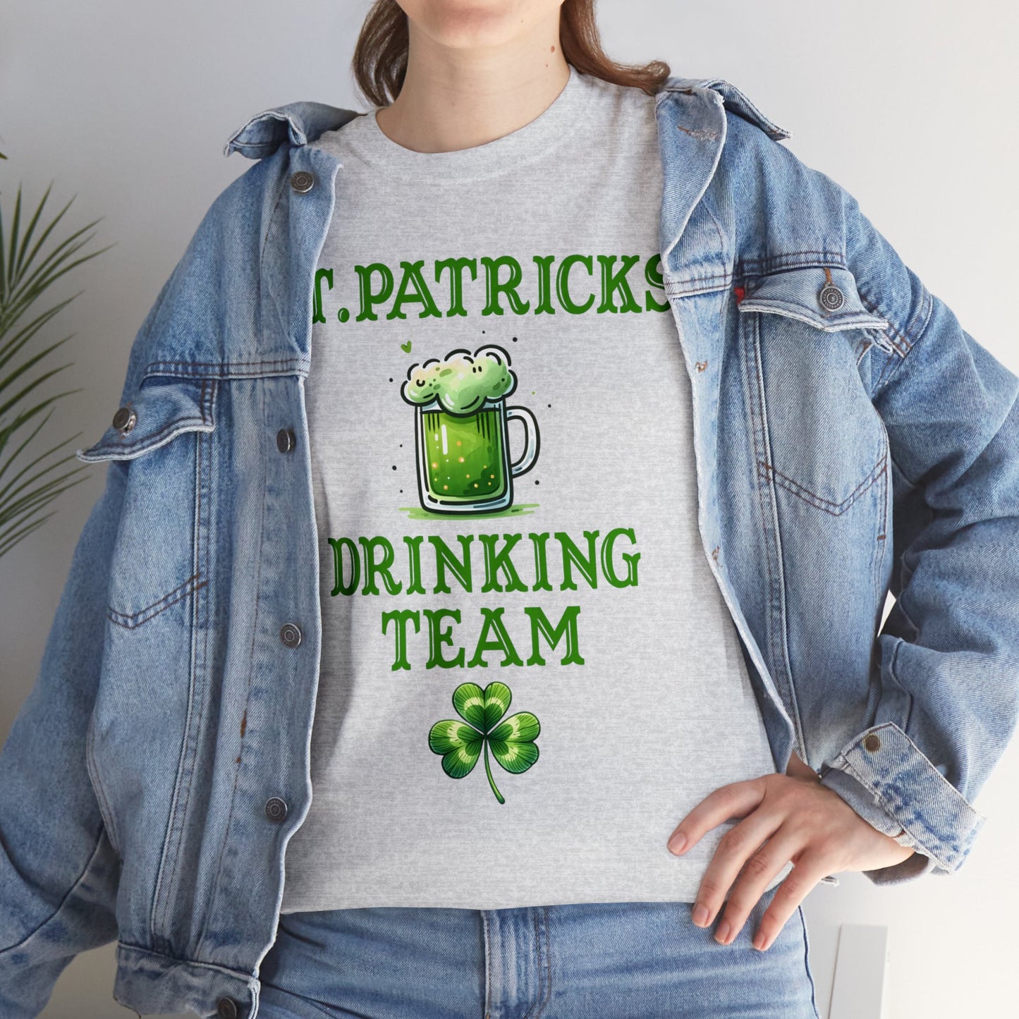 St Patricks Drinking Team Unisex Heavy Cotton Tee