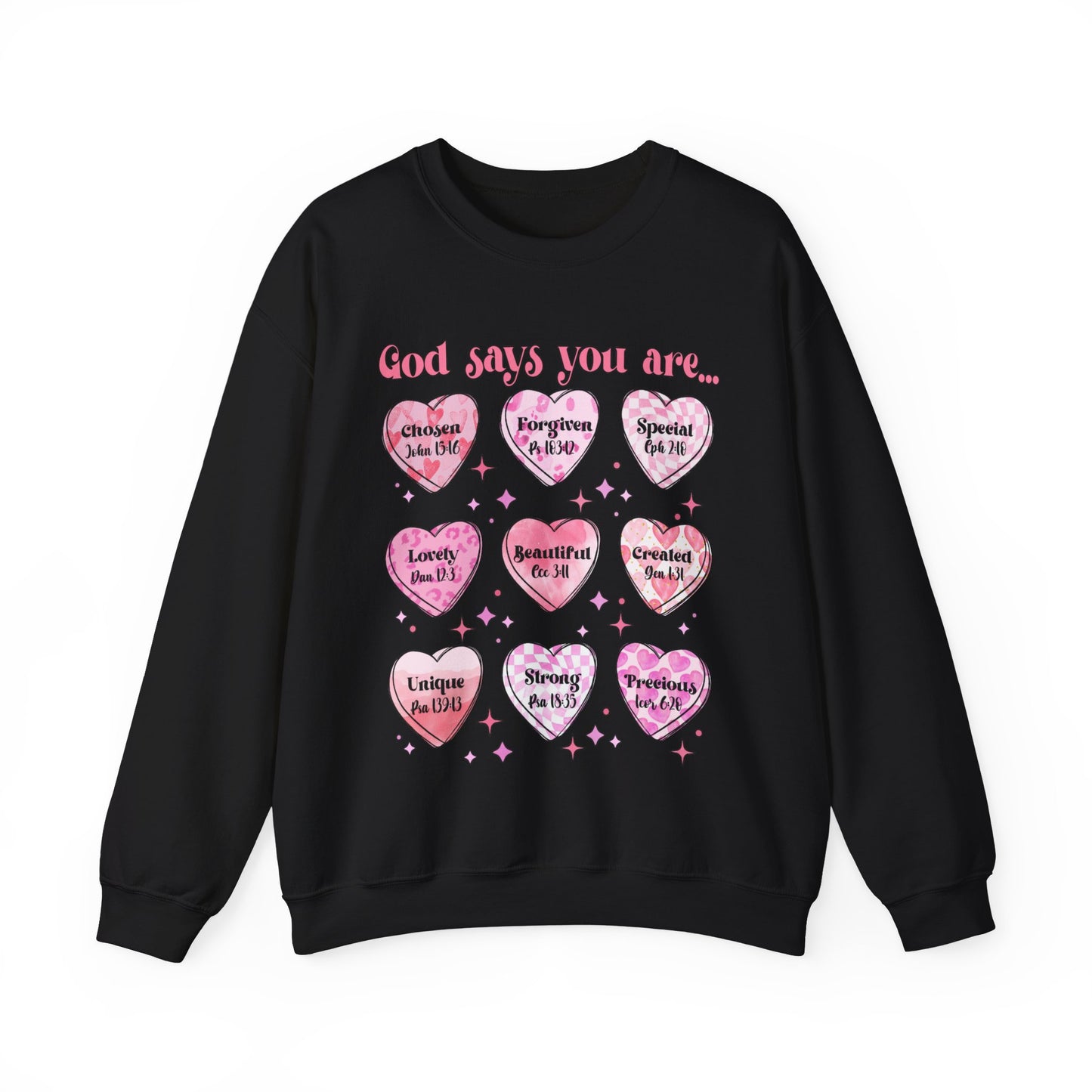 God Says Unisex Heavy Blend™ Crewneck Sweatshirt
