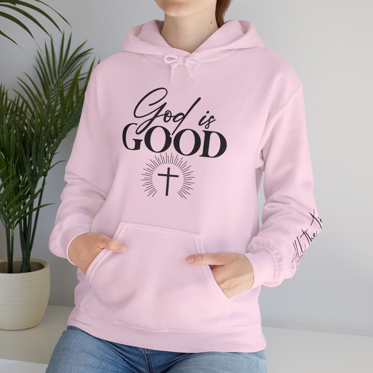 God is Good Unisex Heavy Blend™ Hooded Sweatshirt