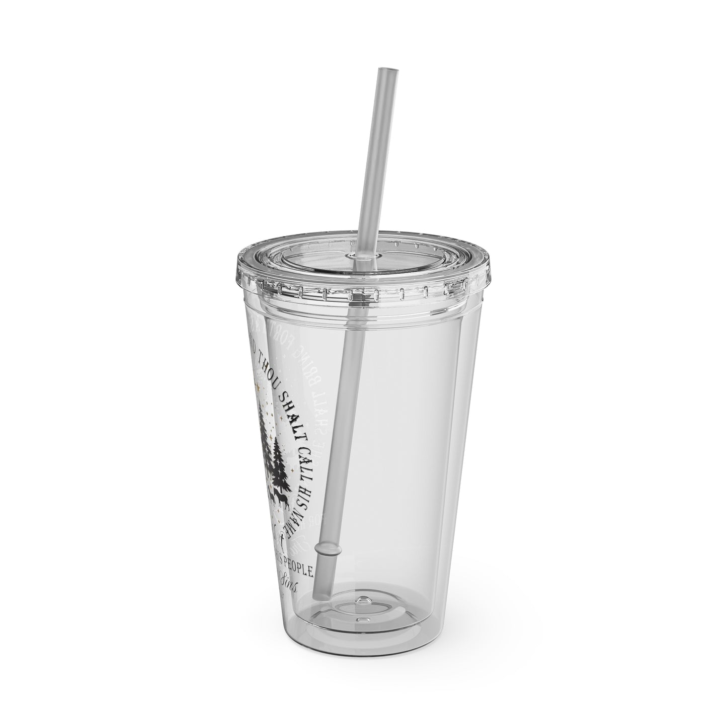 Matthew Sunsplash Tumbler with Straw, 16oz