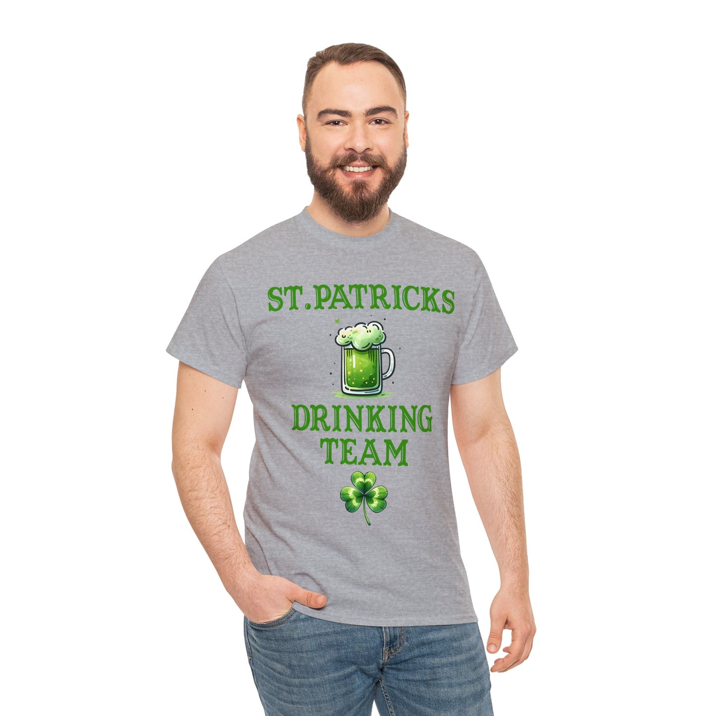 St Patricks Drinking Team Unisex Heavy Cotton Tee