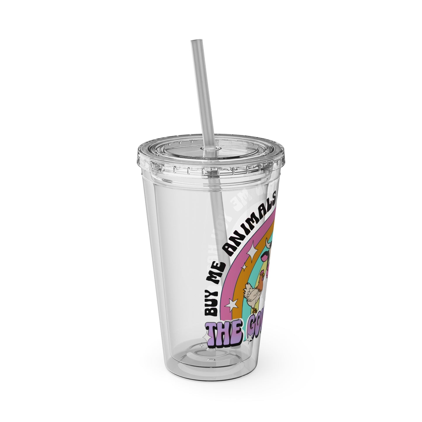 Buy Me Animals Sunsplash Tumbler with Straw, 16oz