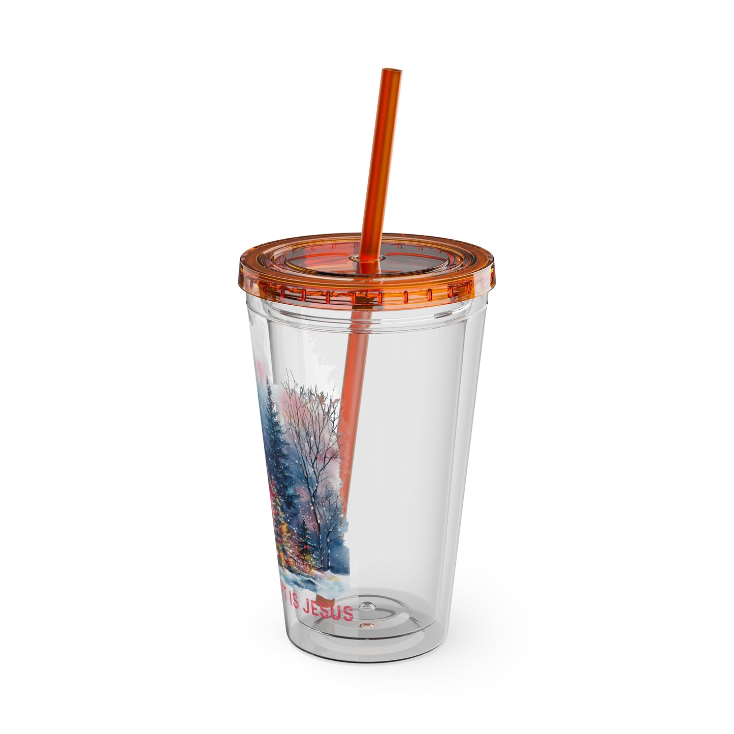 The Greatest Gift Sunsplash Tumbler with Straw, 16oz