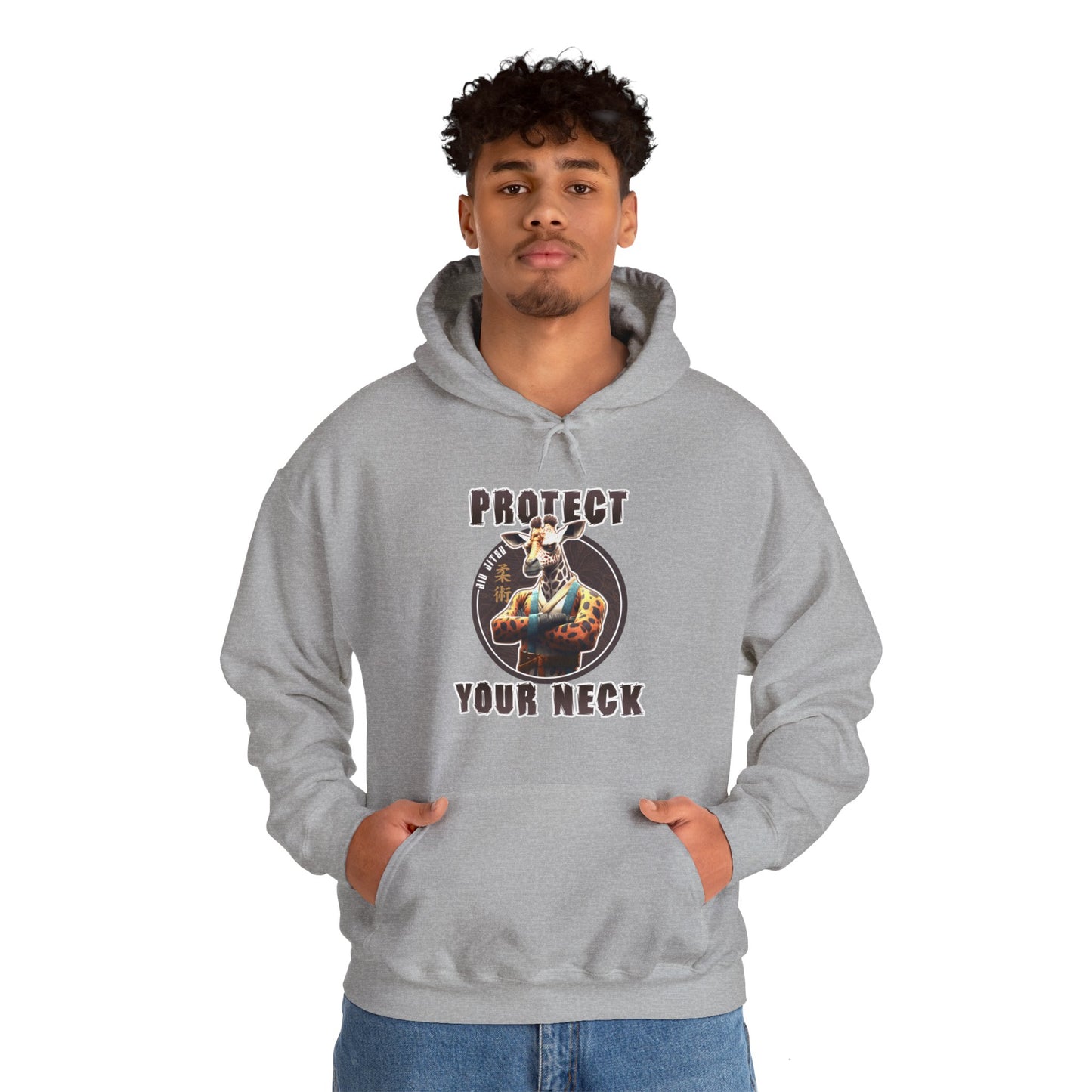 Protect Your Neck Unisex Heavy Blend™ Hooded Sweatshirt