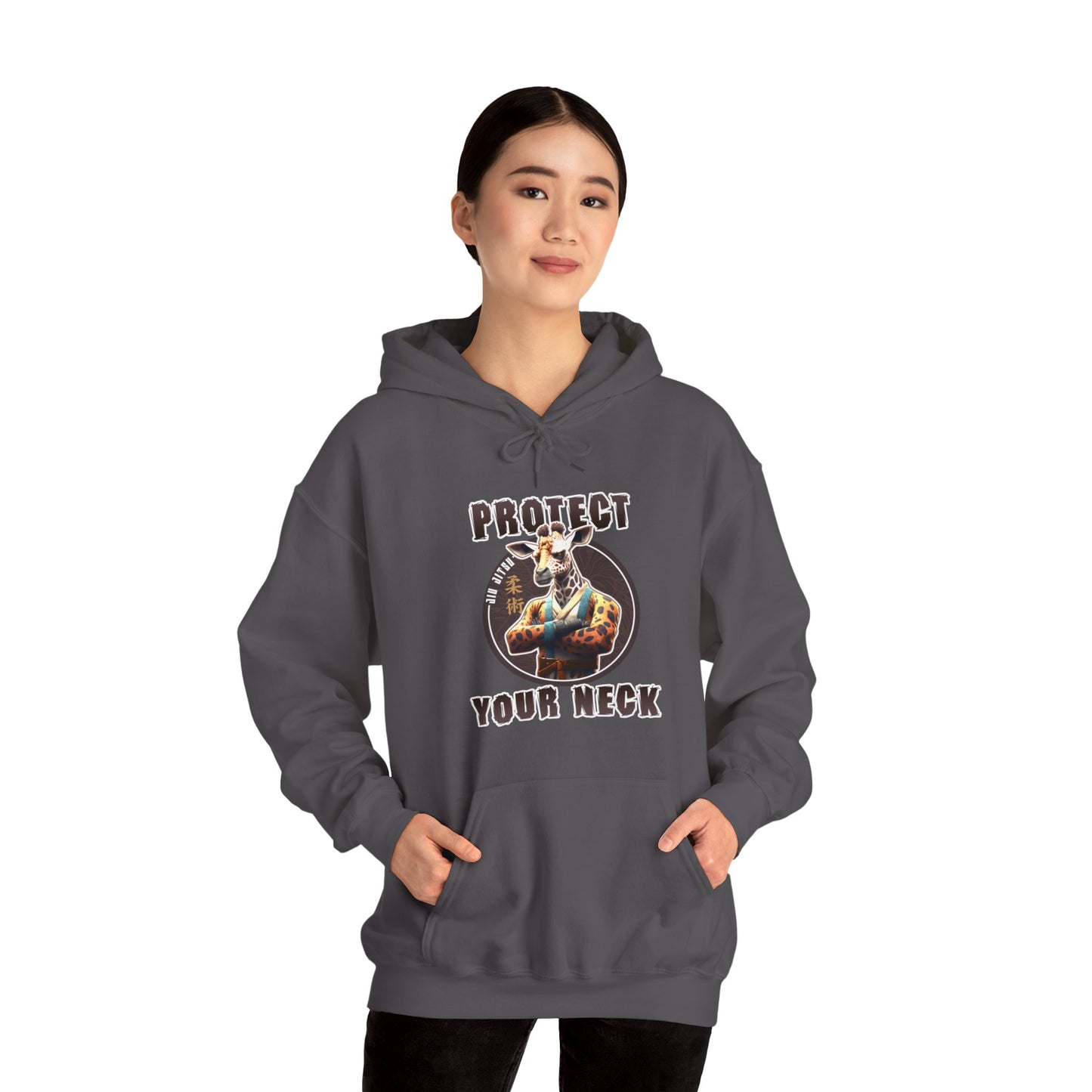 Protect Your Neck Unisex Heavy Blend™ Hooded Sweatshirt