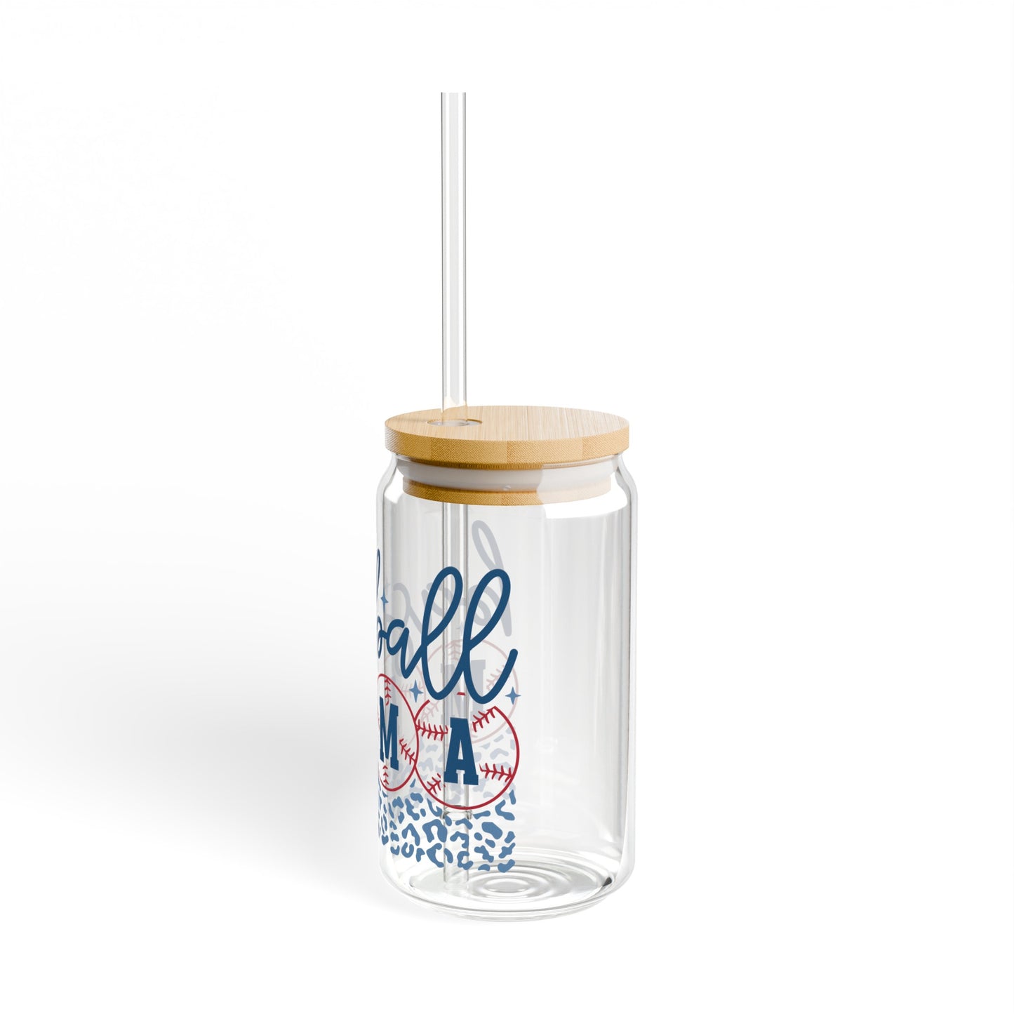 Baseball Mama Sipper Glass, 16oz
