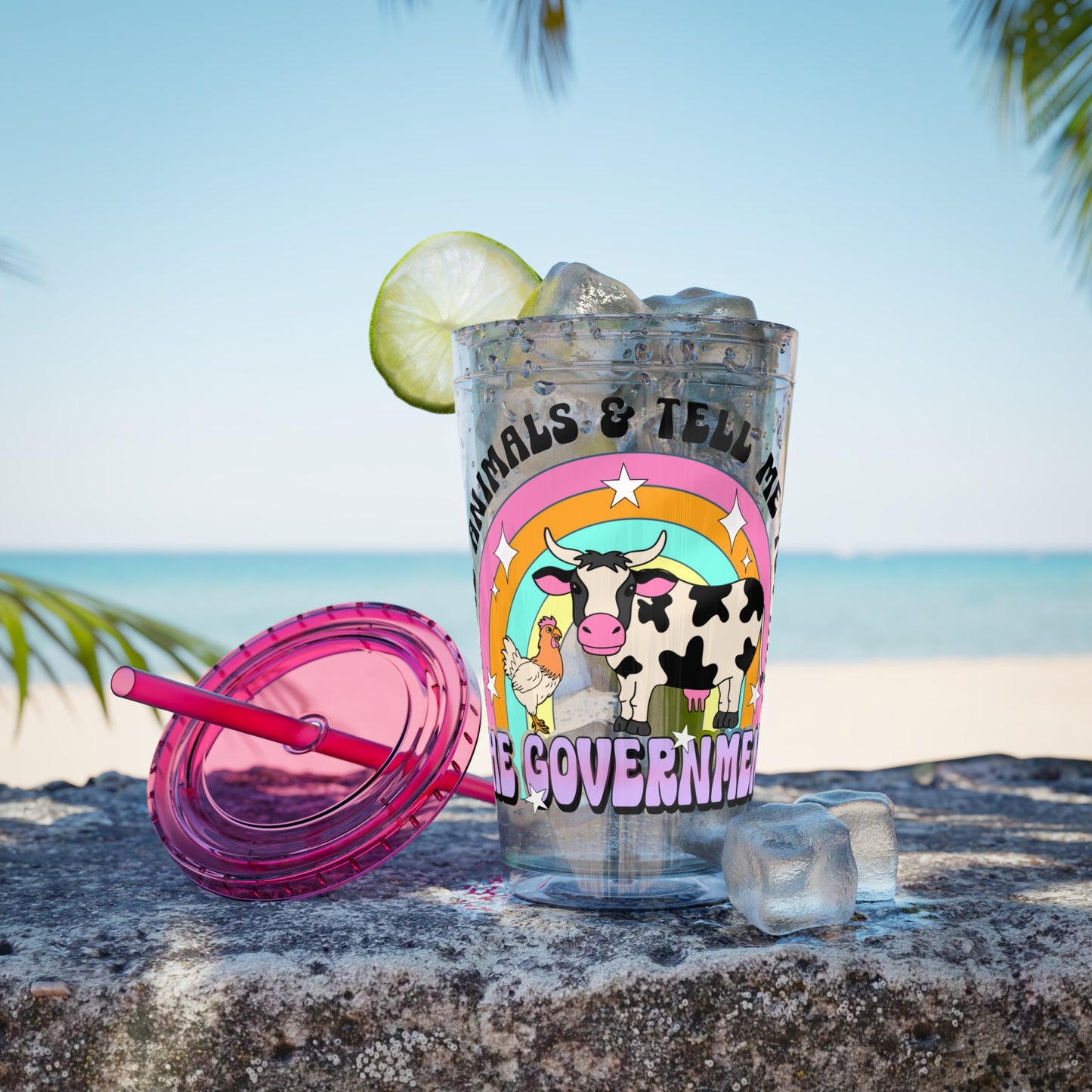 Buy Me Animals Sunsplash Tumbler with Straw, 16oz
