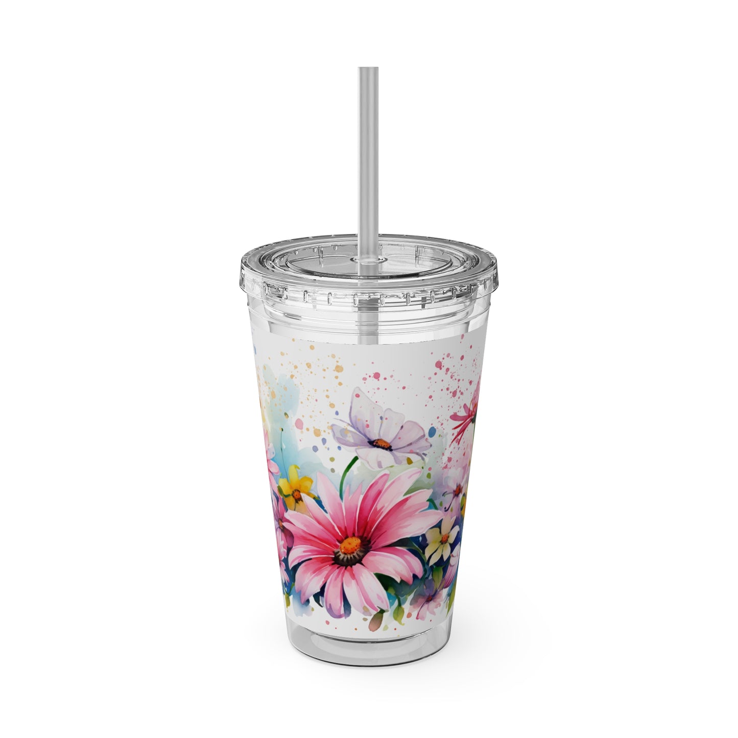 Nana Sunsplash Tumbler with Straw, 16oz
